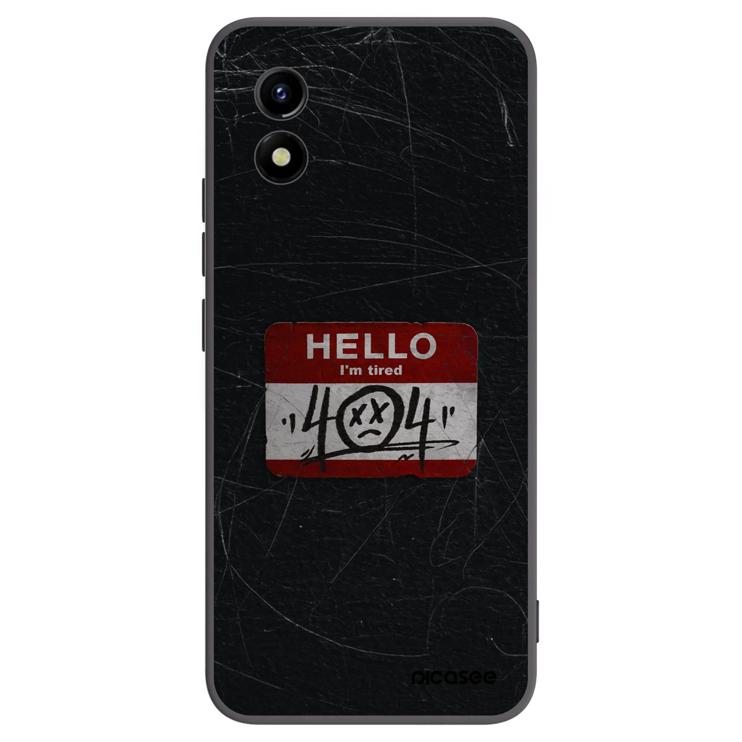 Picasee silikonový černý obal pro Vivo Y01 - HELLO 404