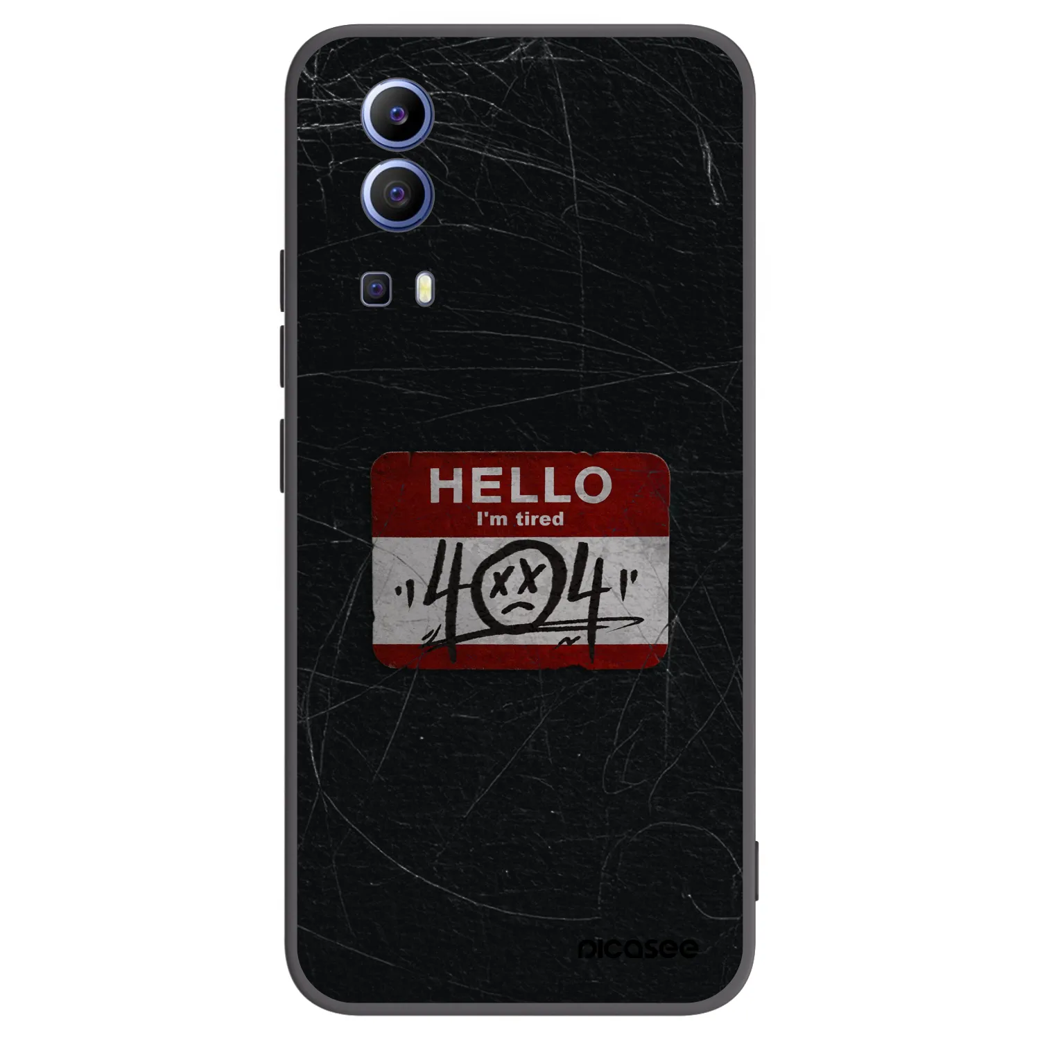 Picasee silikonový černý obal pro Vivo Y52 5G - HELLO 404