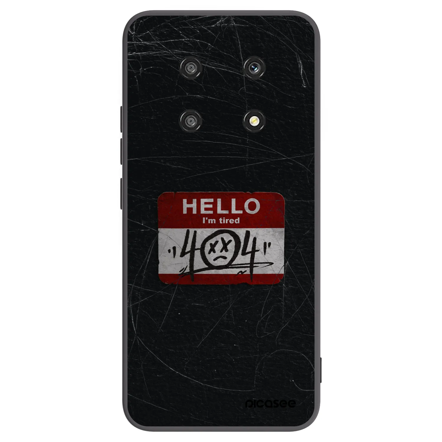 Picasee silikonový černý obal pro Honor Magic4 Lite 5G - HELLO 404