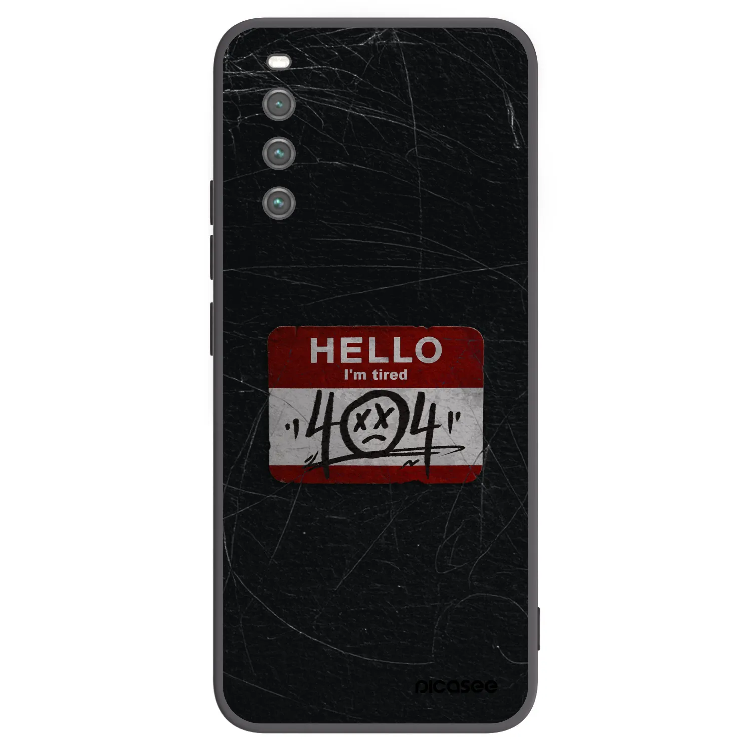 Picasee silikonový černý obal pro Sony Xperia 10 IV 5G - HELLO 404