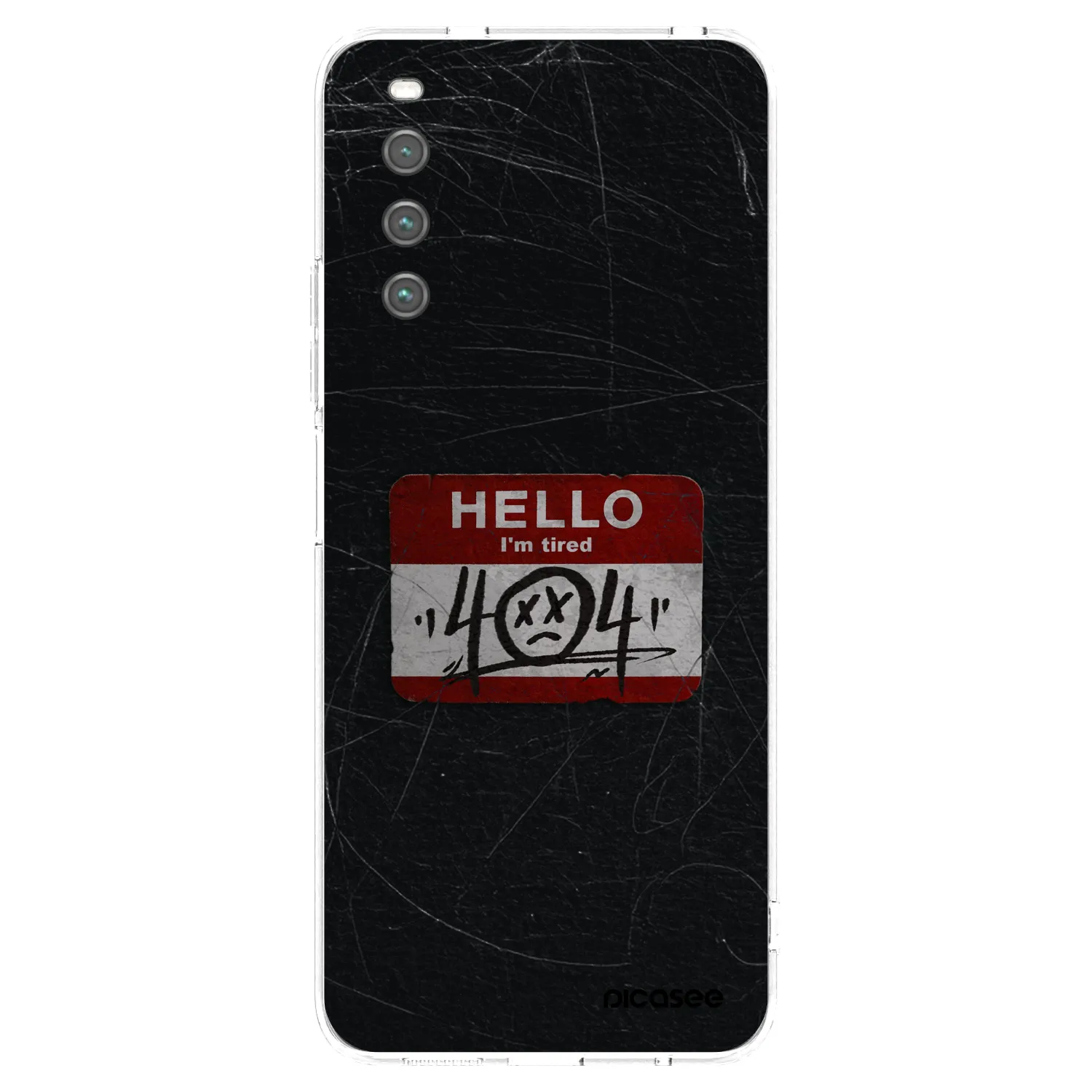 Picasee silikonový průhledný obal pro Sony Xperia 10 IV 5G - HELLO 404