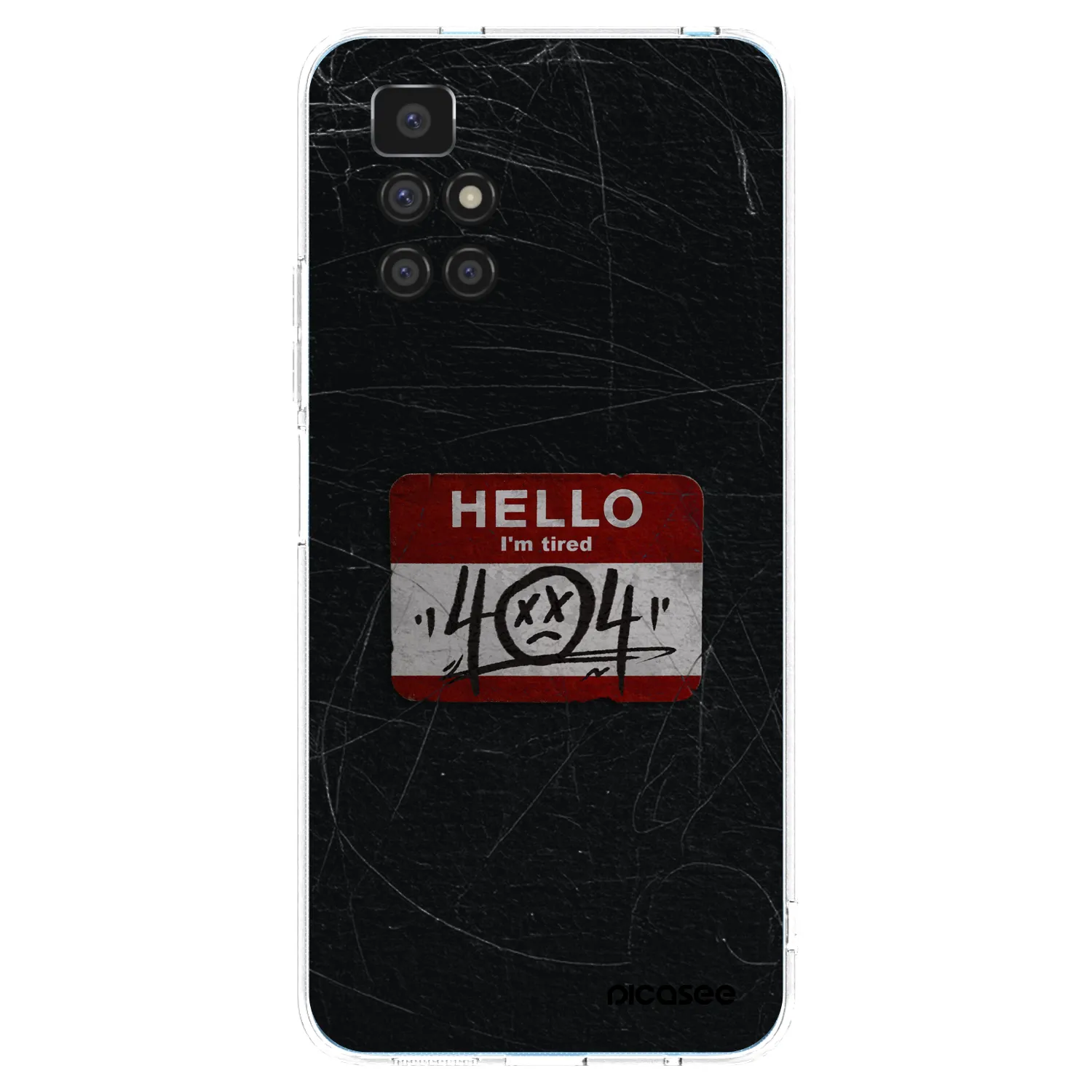 Picasee silikonový průhledný obal pro Xiaomi Redmi 10 (2022) - HELLO 404