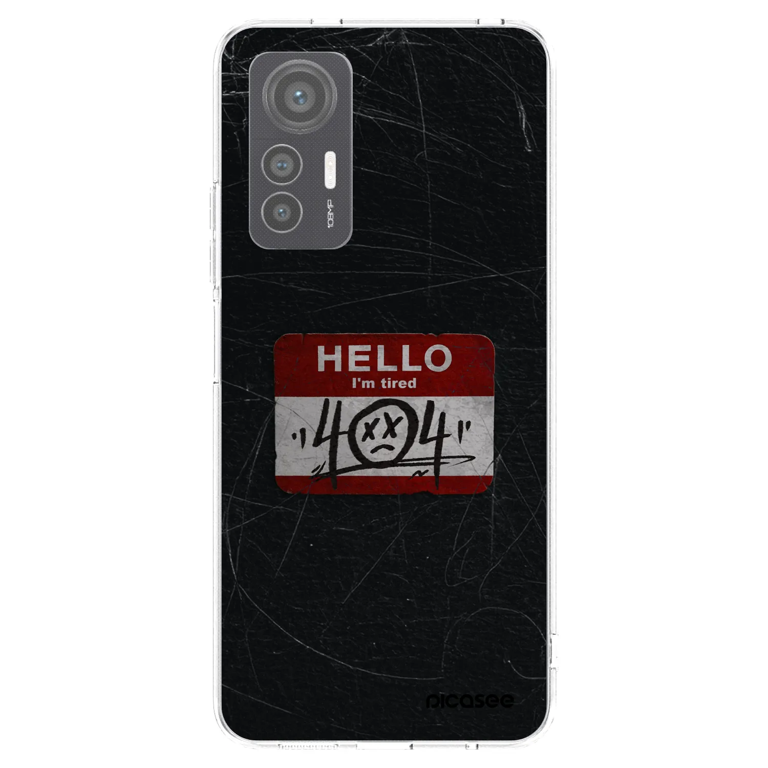 Picasee silikonový průhledný obal pro Xiaomi 12 Lite - HELLO 404