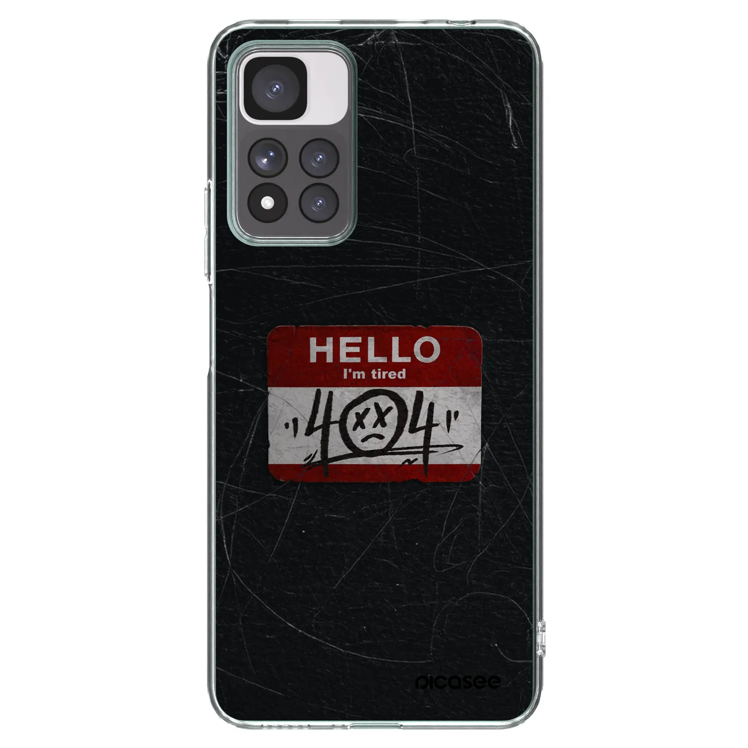 Picasee silikonový průhledný obal pro Xiaomi Redmi Note 11 Pro+ 5G - HELLO 404