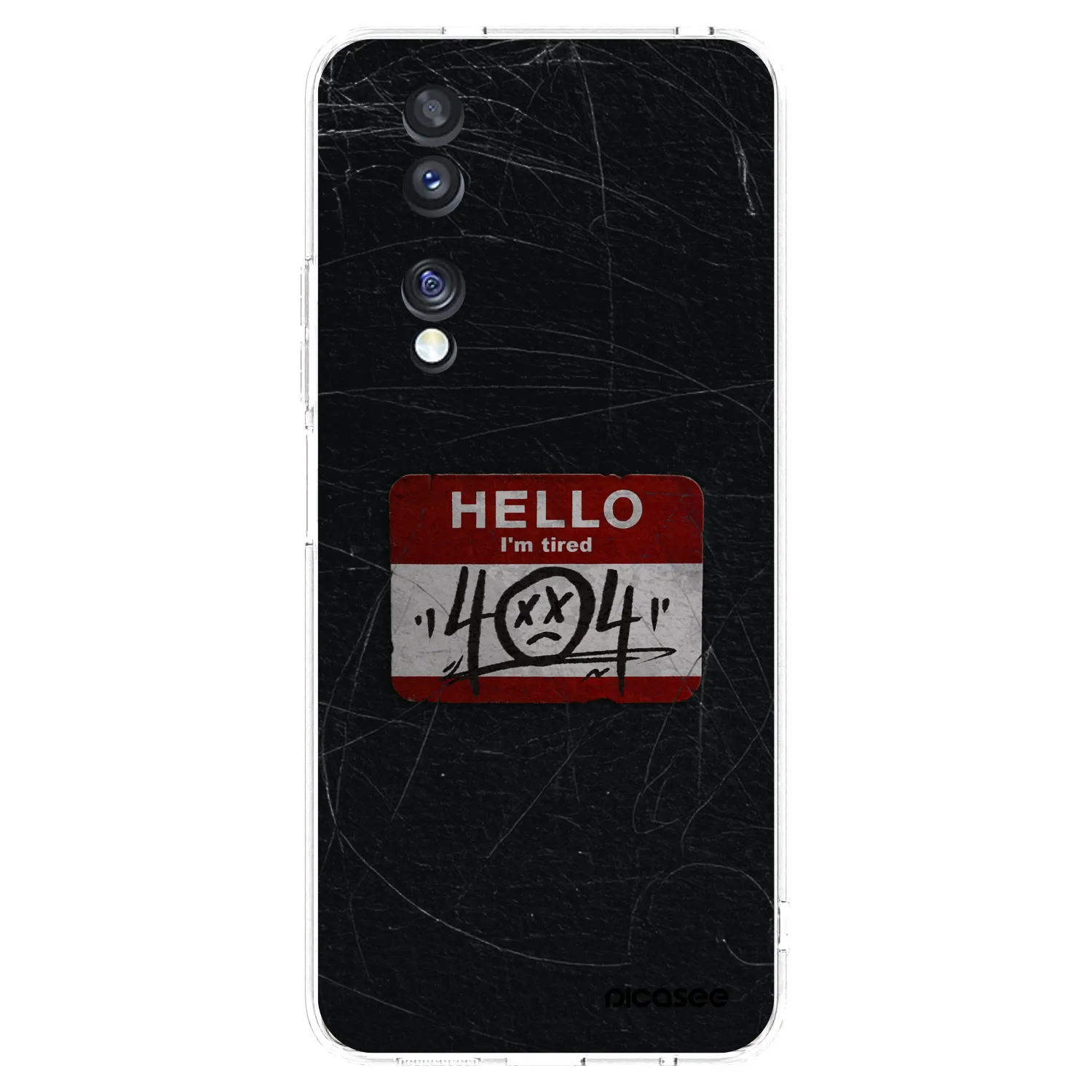 Picasee silikonový průhledný obal pro Honor 70 - HELLO 404