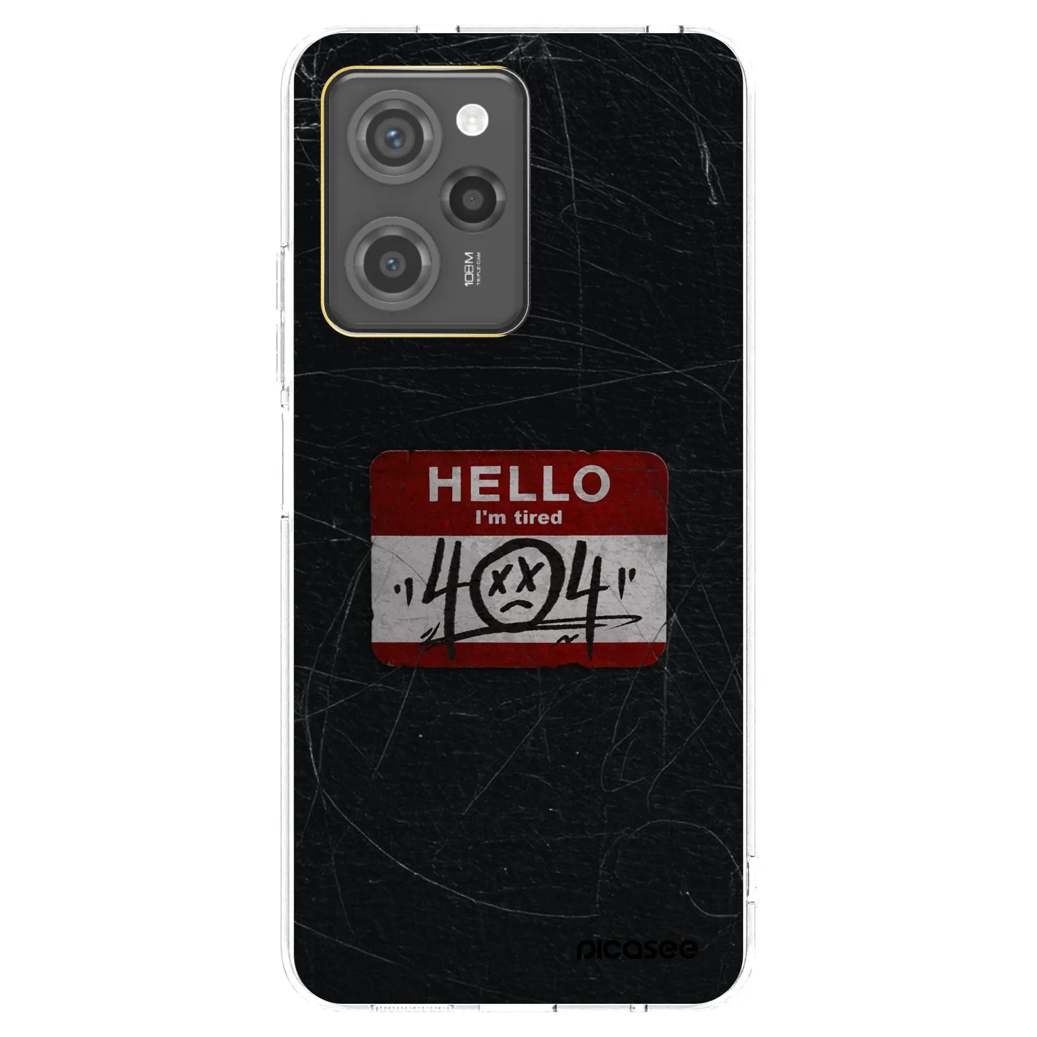 Picasee silikonový průhledný obal pro Xiaomi Poco X5 Pro - HELLO 404
