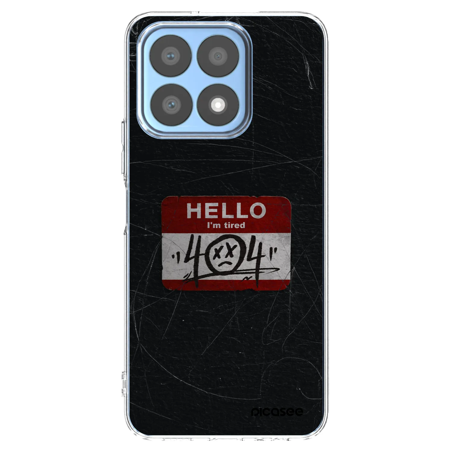 Picasee silikonový průhledný obal pro Honor X8a - HELLO 404