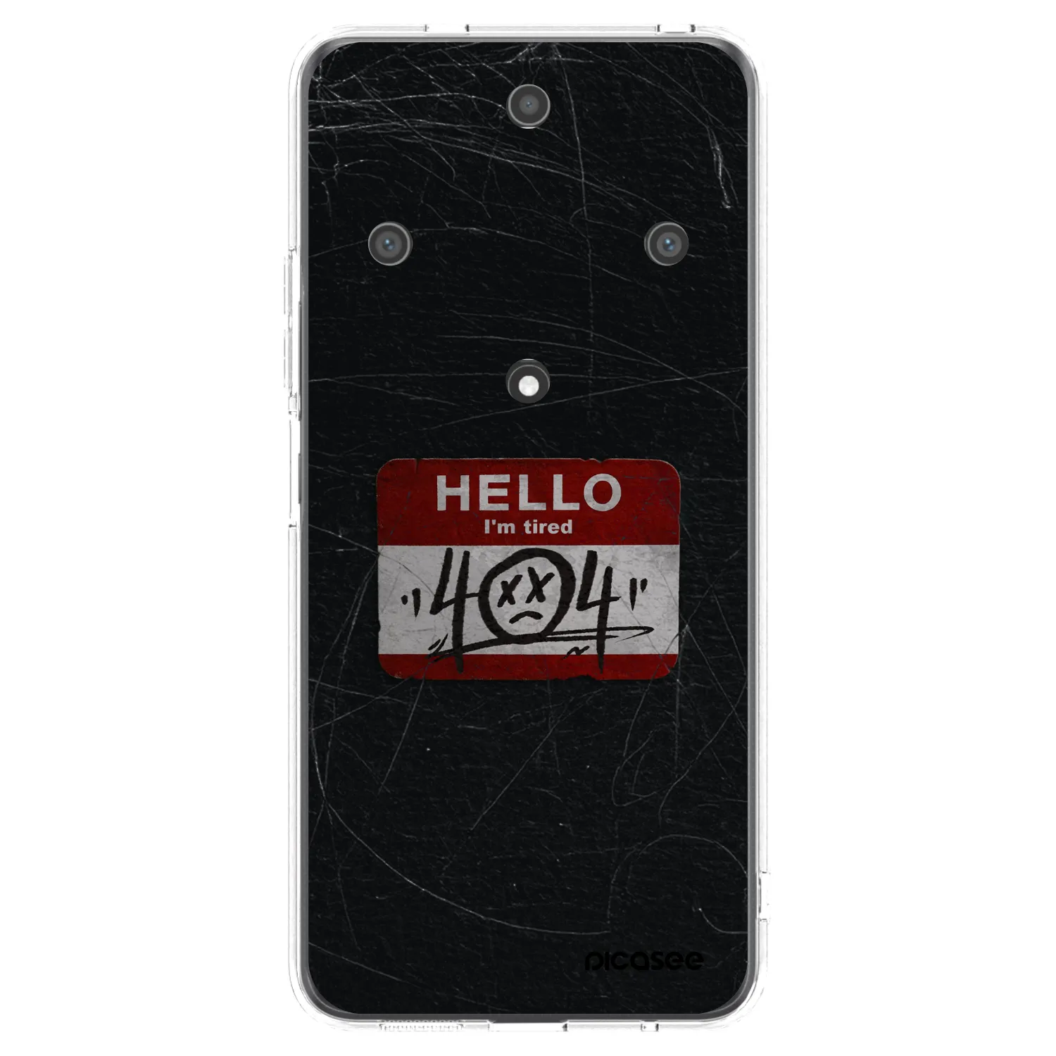 Picasee silikonový průhledný obal pro Honor Magic5 Lite 5G - HELLO 404