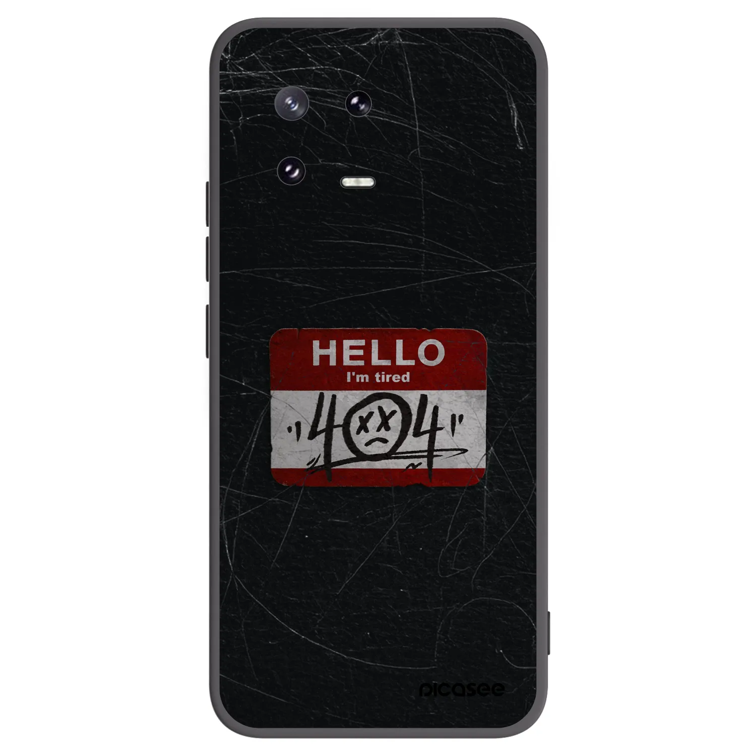 Picasee silikonový černý obal pro Xiaomi 13 Pro - HELLO 404