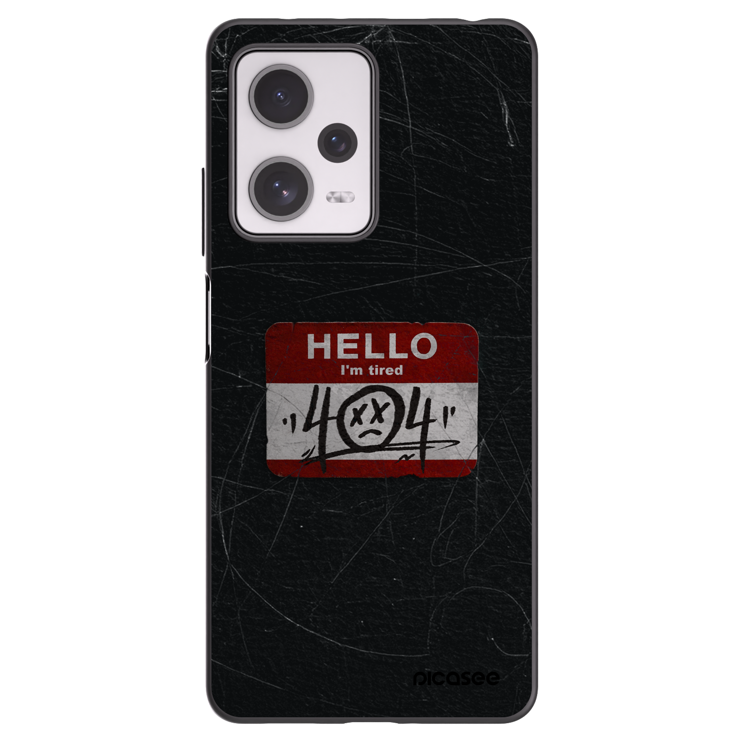 Picasee silikonový černý obal pro Xiaomi Redmi Note 12 Pro+ 5G - HELLO 404