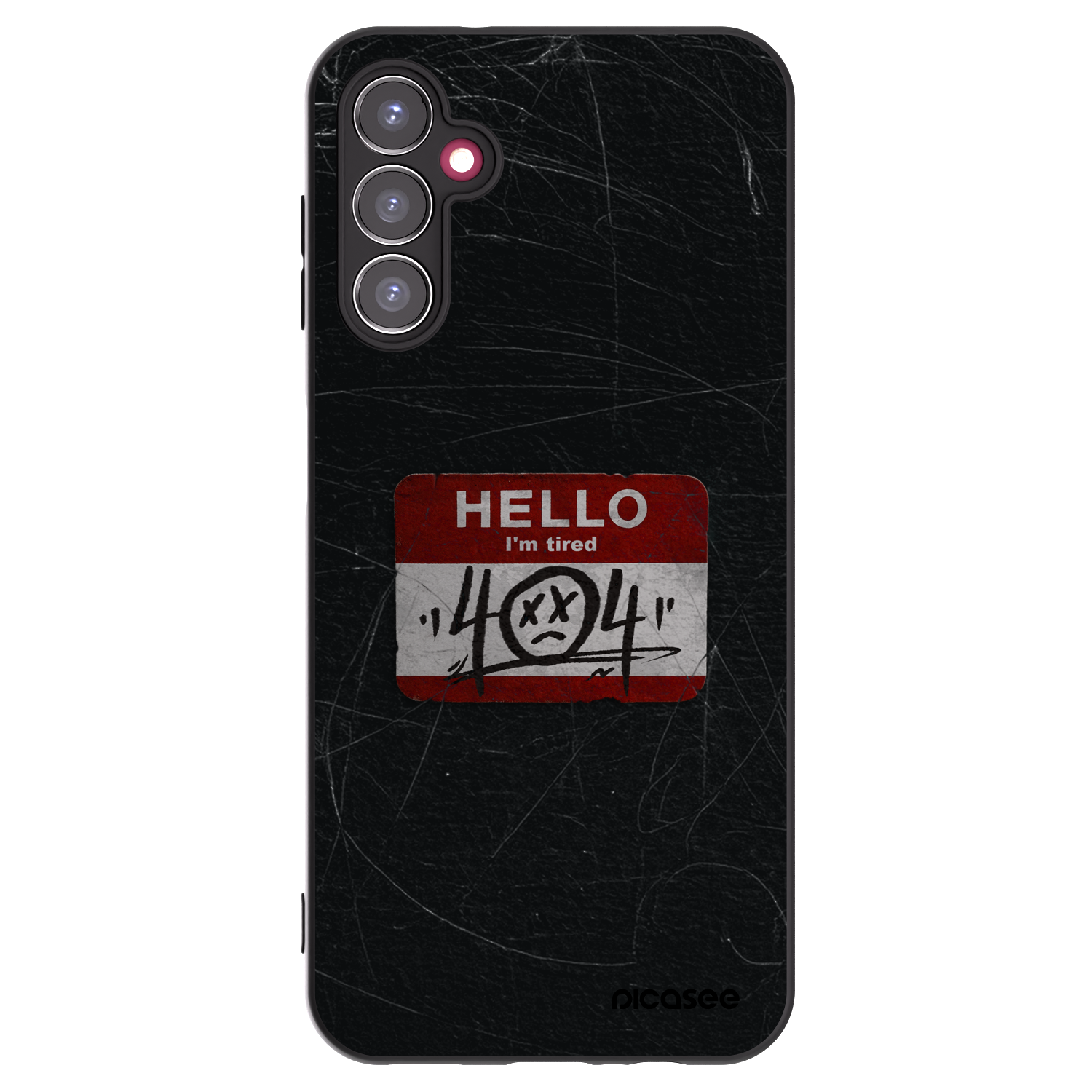 Picasee silikonový černý obal pro Samsung Galaxy A14 4G A145R - HELLO 404