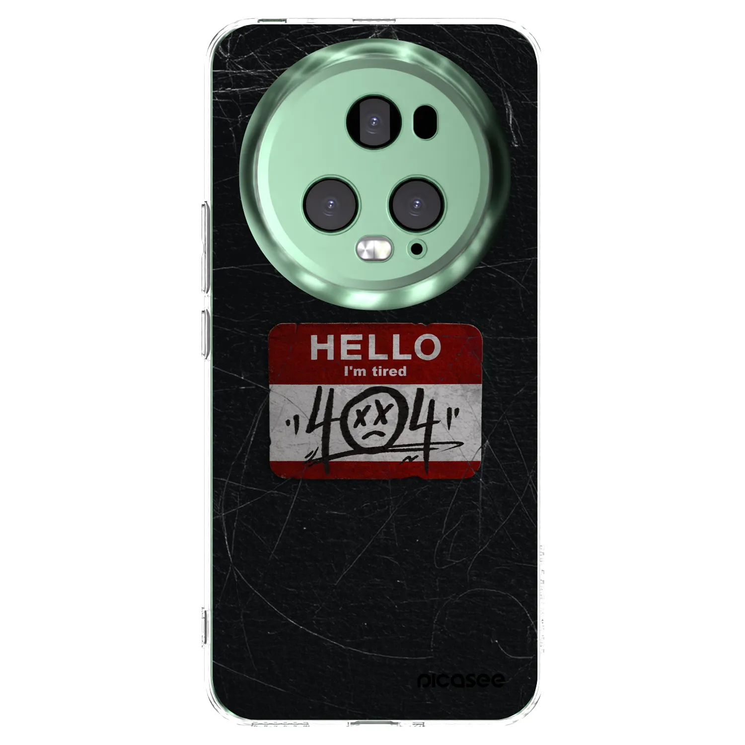Picasee silikonový průhledný obal pro Honor Magic5 Pro - HELLO 404