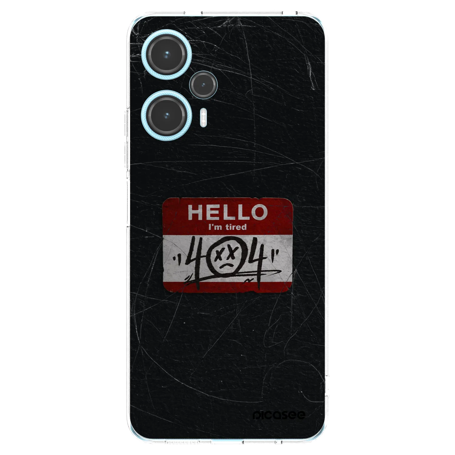 Picasee silikonový průhledný obal pro Xiaomi Poco F5 - HELLO 404