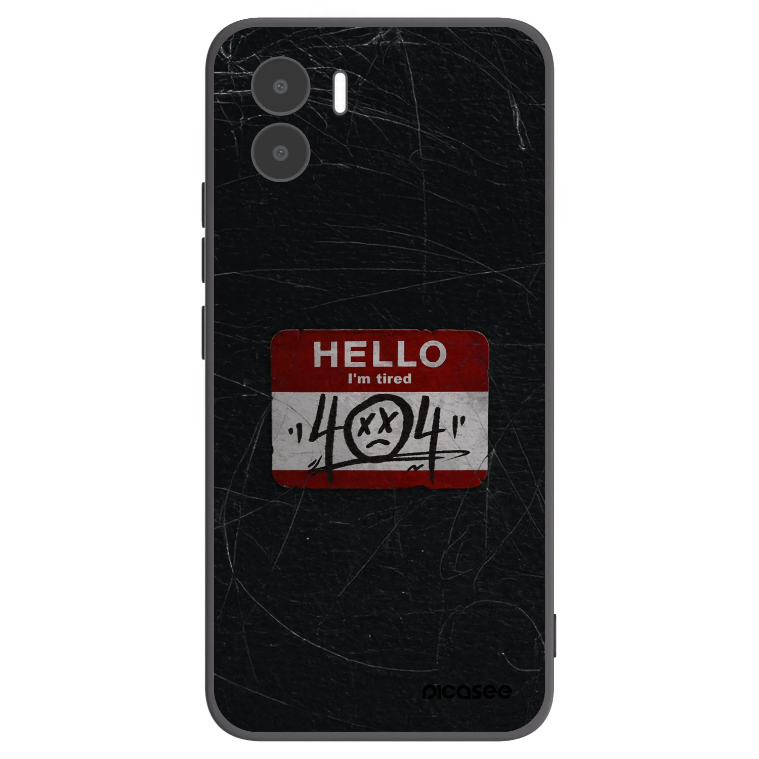 Picasee silikonový černý obal pro Xiaomi Redmi A2 - HELLO 404