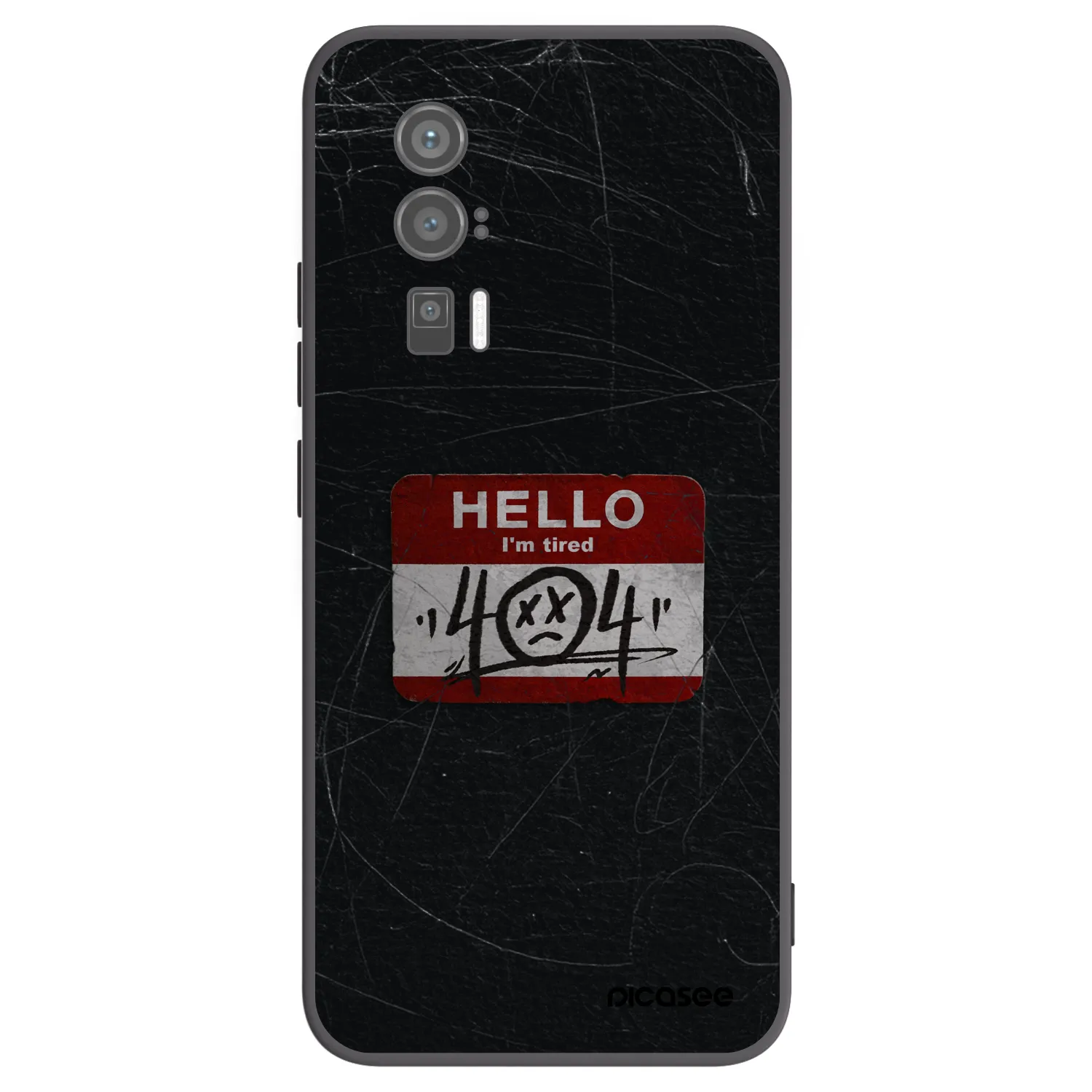 Picasee silikonový černý obal pro Xiaomi Poco F5 Pro 5G - HELLO 404