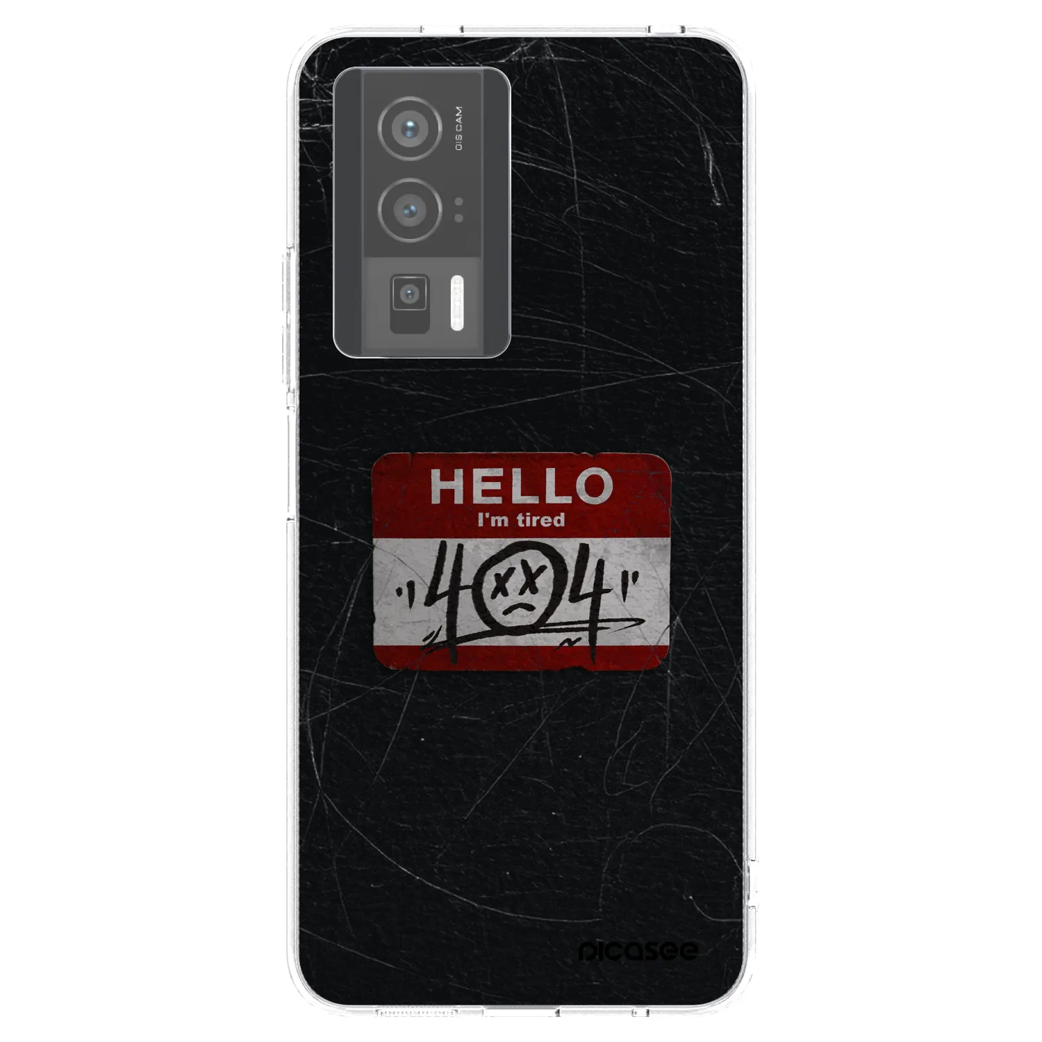 Picasee silikonový průhledný obal pro Xiaomi Poco F5 Pro 5G - HELLO 404
