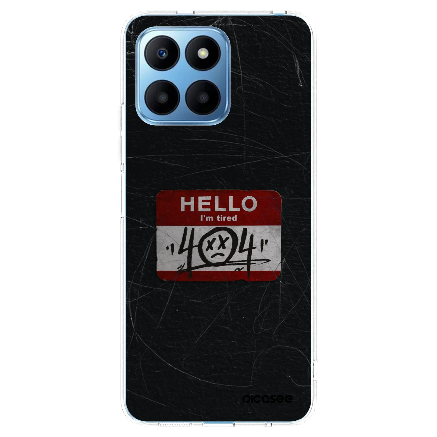 Picasee silikonový průhledný obal pro Honor 70 Lite - HELLO 404