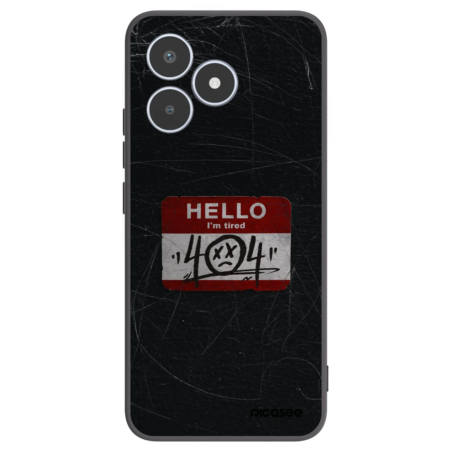 Picasee silikonový černý obal pro Realme C53 - HELLO 404