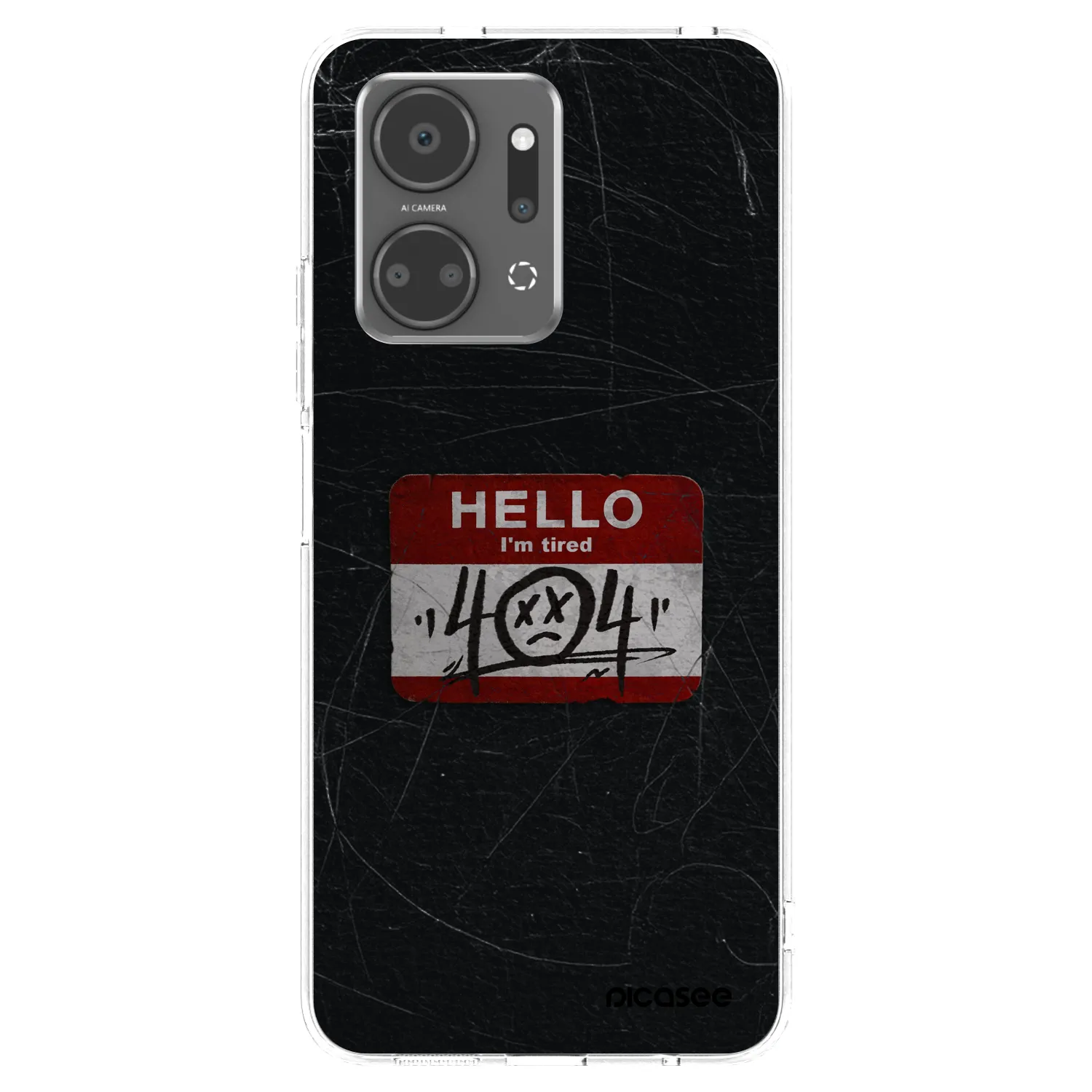Picasee silikonový průhledný obal pro Honor X7a - HELLO 404