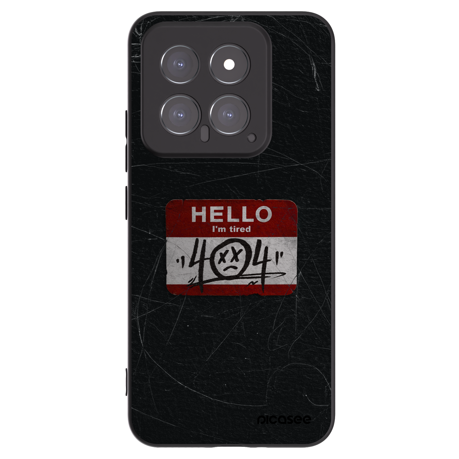 Picasee silikonový černý obal pro Xiaomi 14 - HELLO 404