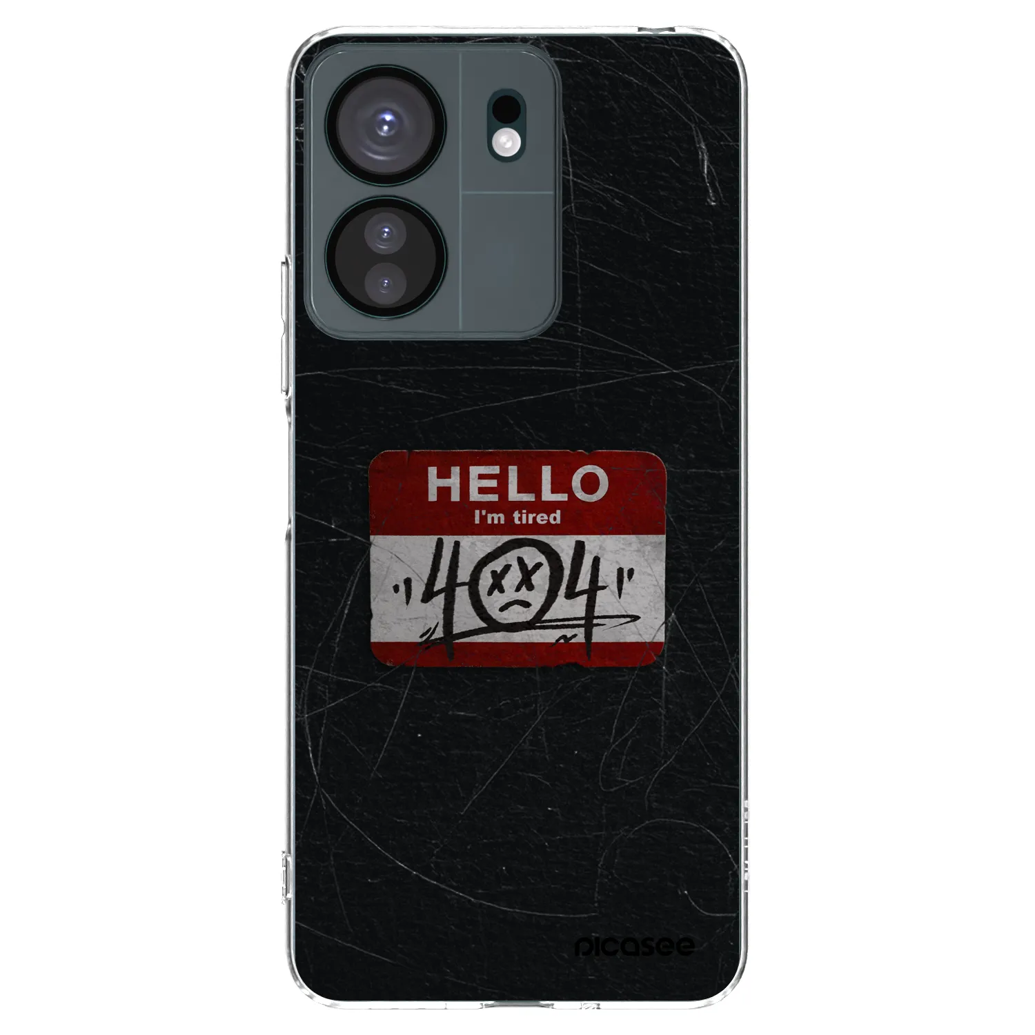 Picasee silikonový průhledný obal pro Xiaomi Redmi 13C 4G - HELLO 404
