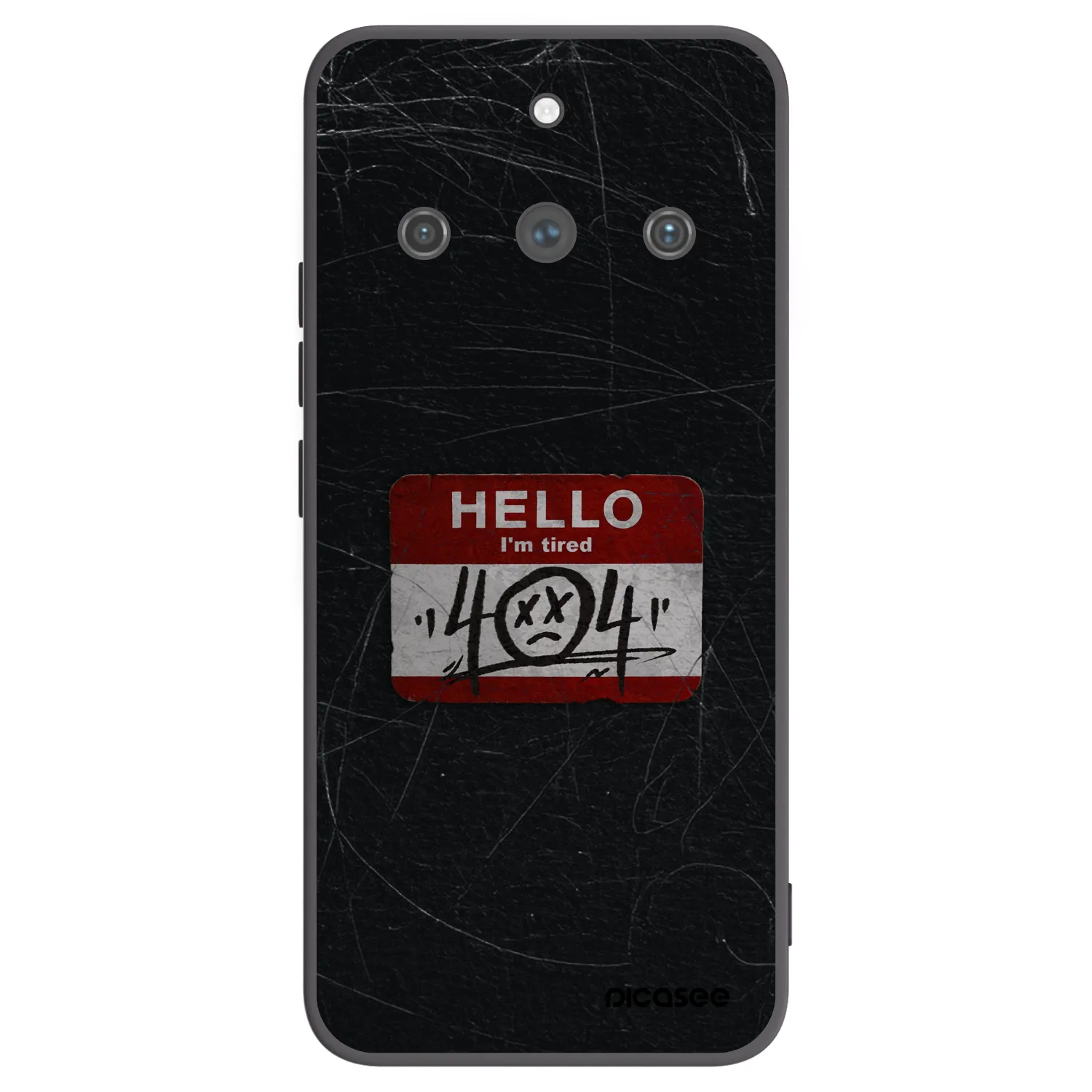 Picasee silikonový černý obal pro Realme 11 Pro+ - HELLO 404
