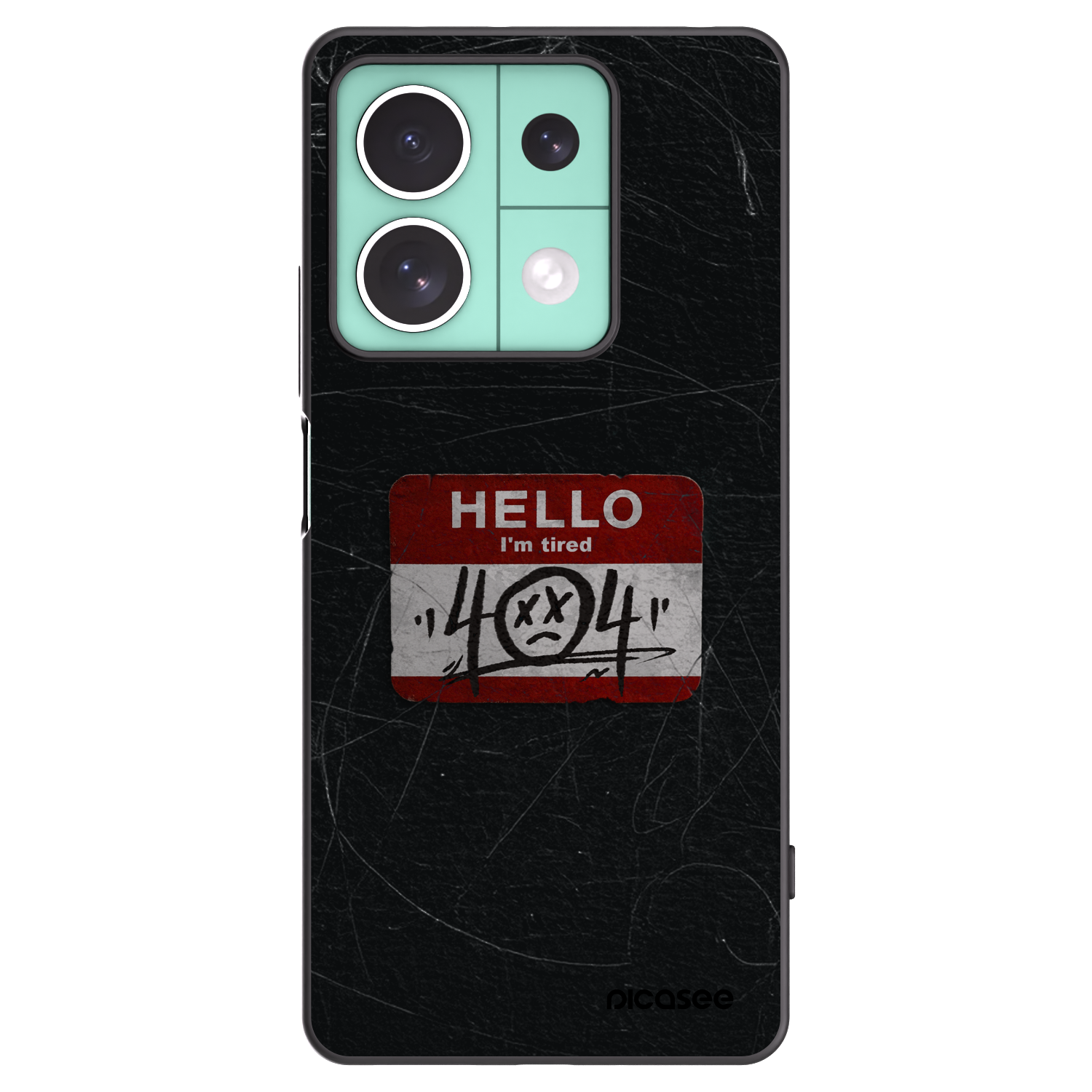 Picasee silikonový černý obal pro Xiaomi Redmi Note 13 5G - HELLO 404