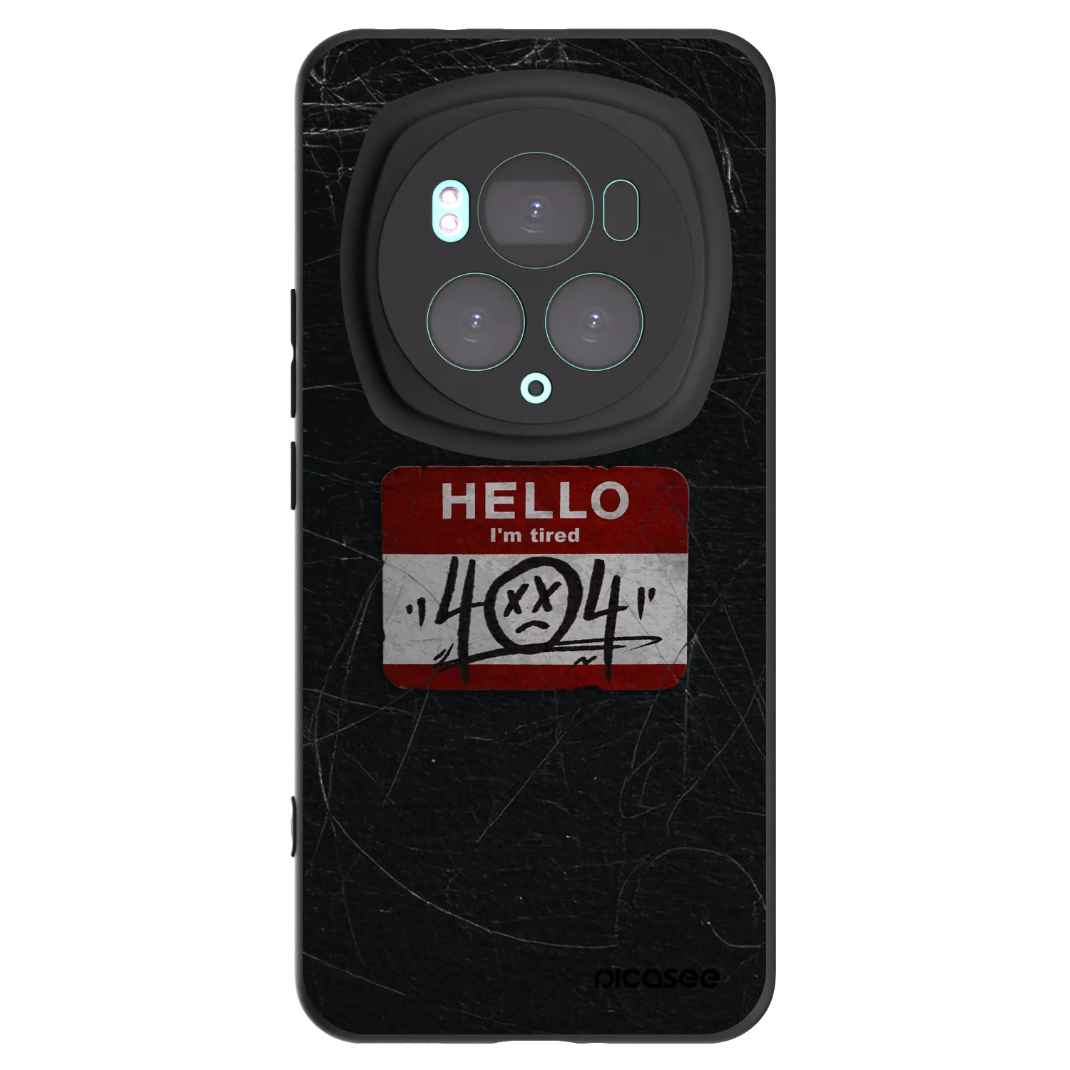 Picasee silikonový černý obal pro Honor Magic6 Pro - HELLO 404