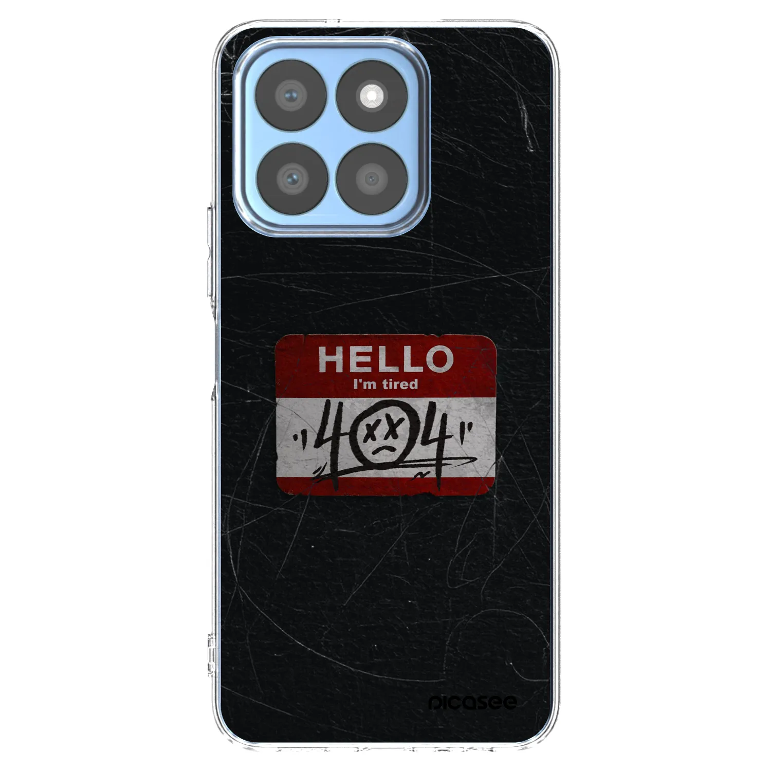 Picasee silikonový průhledný obal pro Honor X8b - HELLO 404