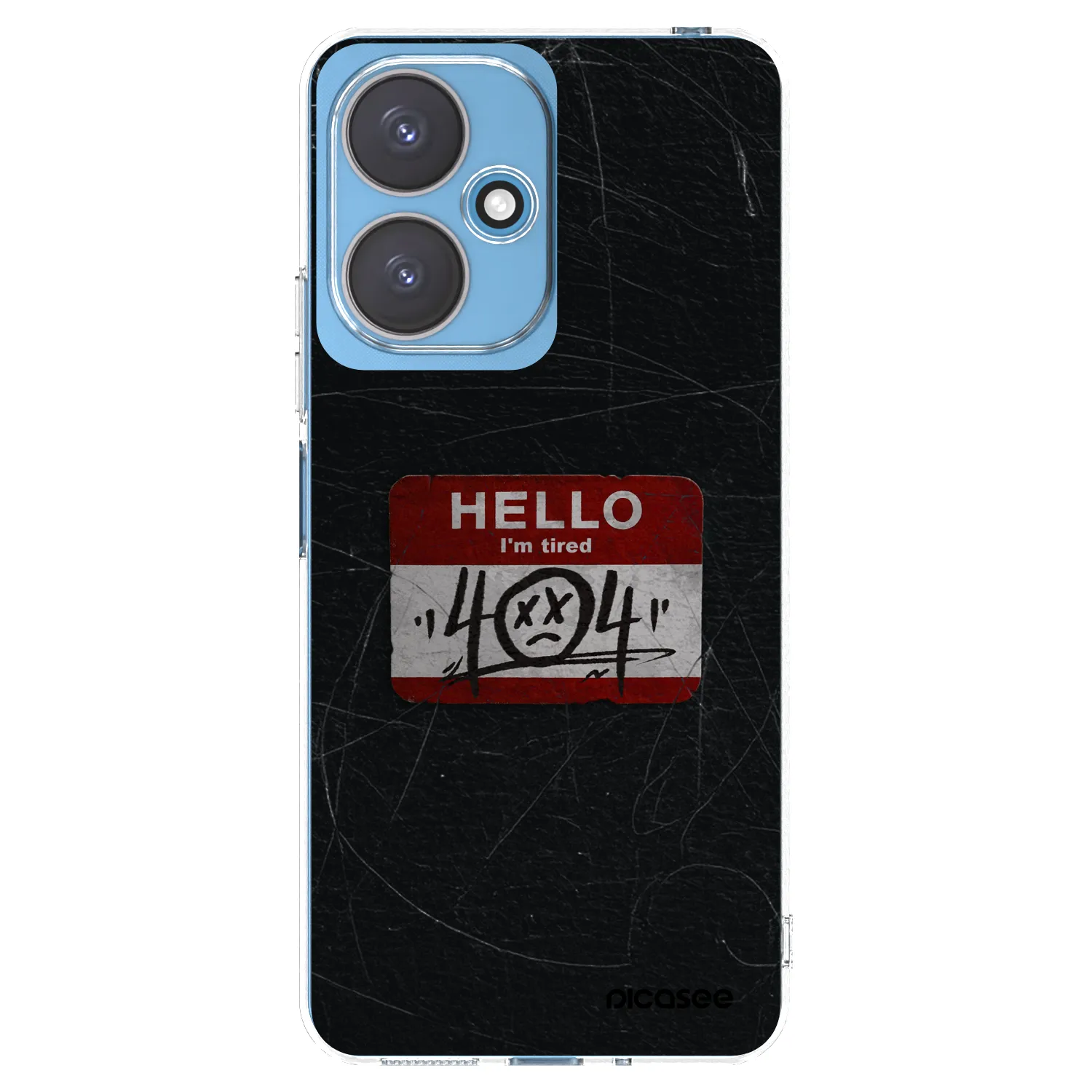 Picasee silikonový průhledný obal pro Xiaomi Redmi 13C 5G - HELLO 404