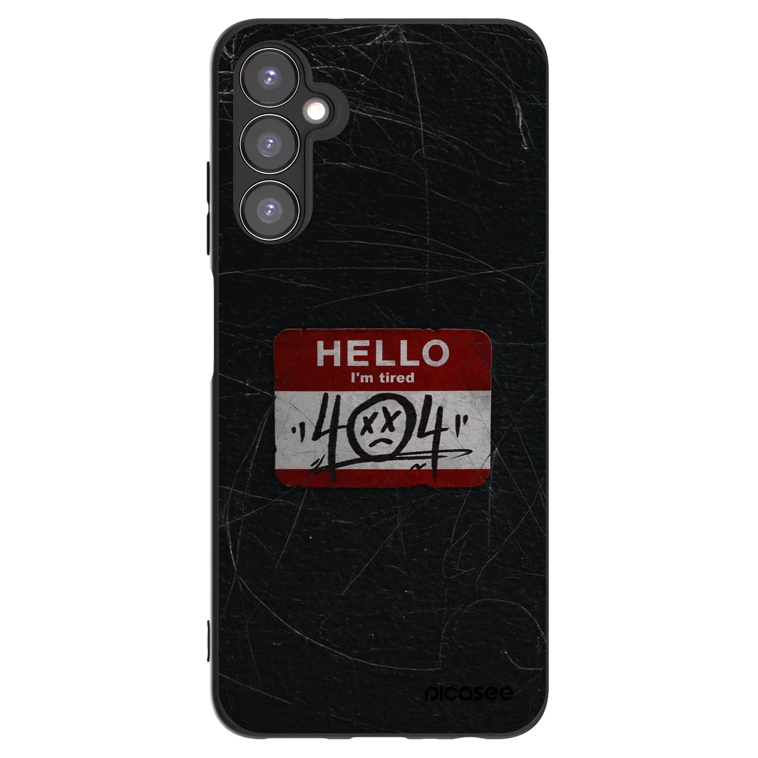 Picasee silikonový černý obal pro Samsung Galaxy A05s A057G - HELLO 404