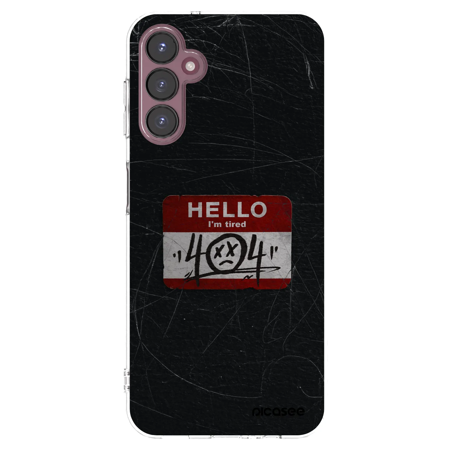 Picasee silikonový průhledný obal pro Samsung Galaxy A05s A057G - HELLO 404