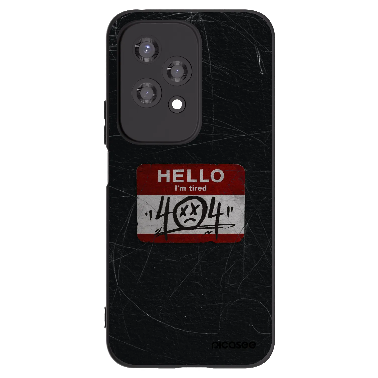 Picasee silikonový černý obal pro Honor 200 Lite - HELLO 404