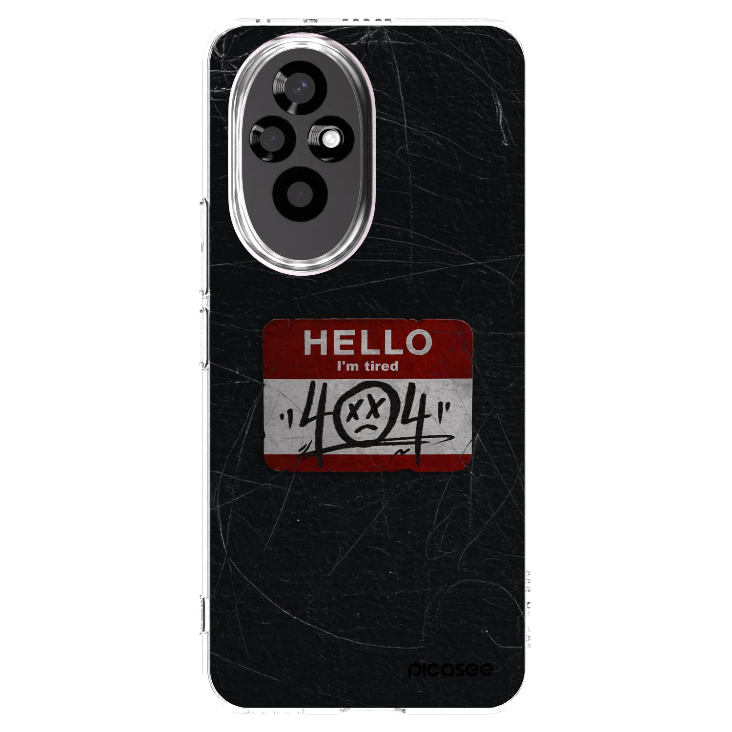 Picasee silikonový průhledný obal pro Honor 200 5G - HELLO 404