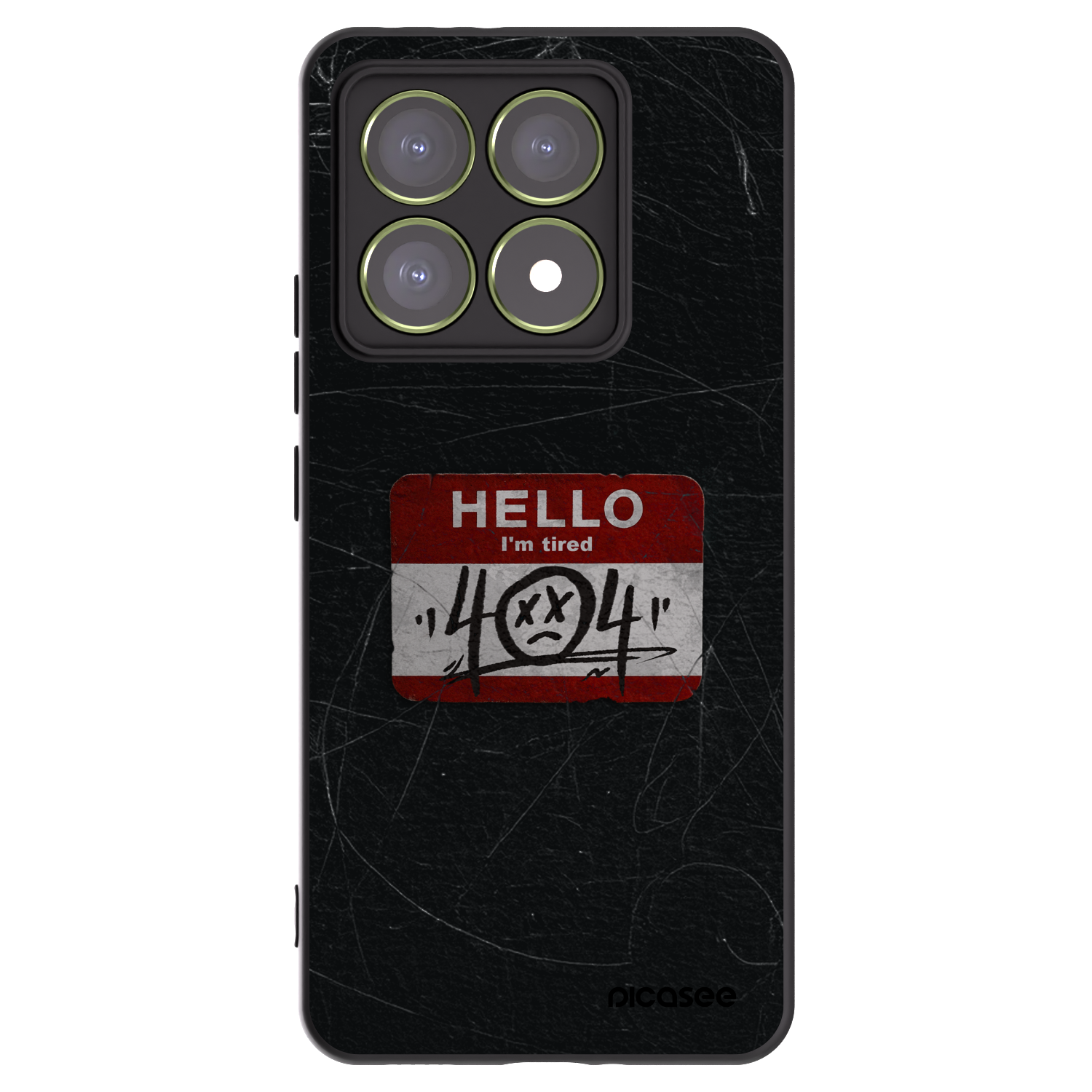 Picasee silikonový černý obal pro Xiaomi 14T - HELLO 404