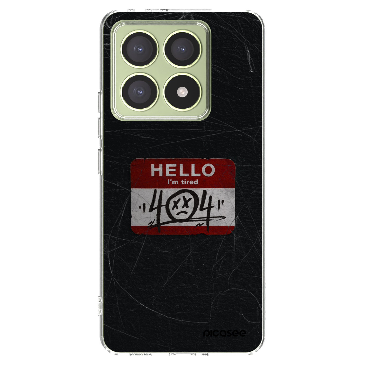 Picasee silikonový průhledný obal pro Xiaomi 14T - HELLO 404