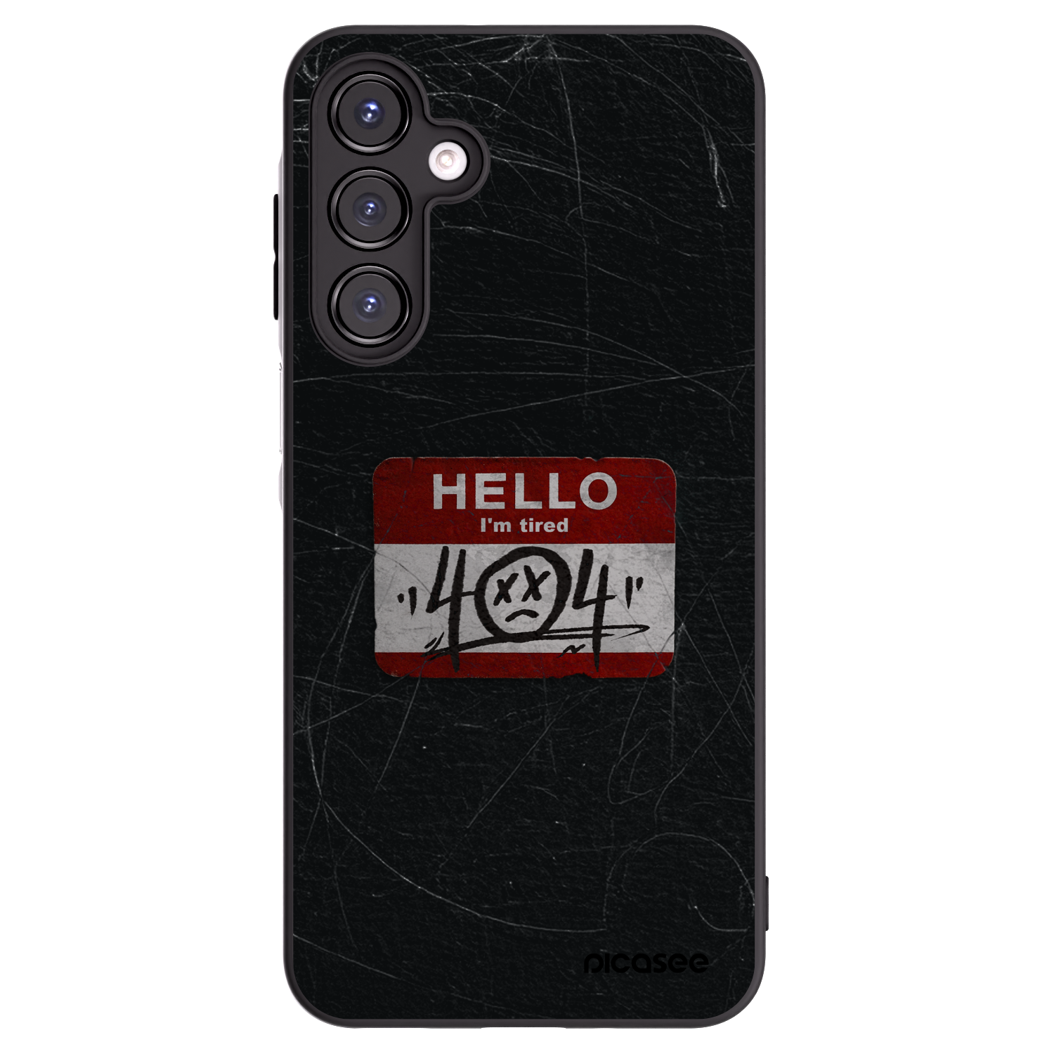 Picasee silikonový černý obal pro Samsung Galaxy A16 5G - HELLO 404