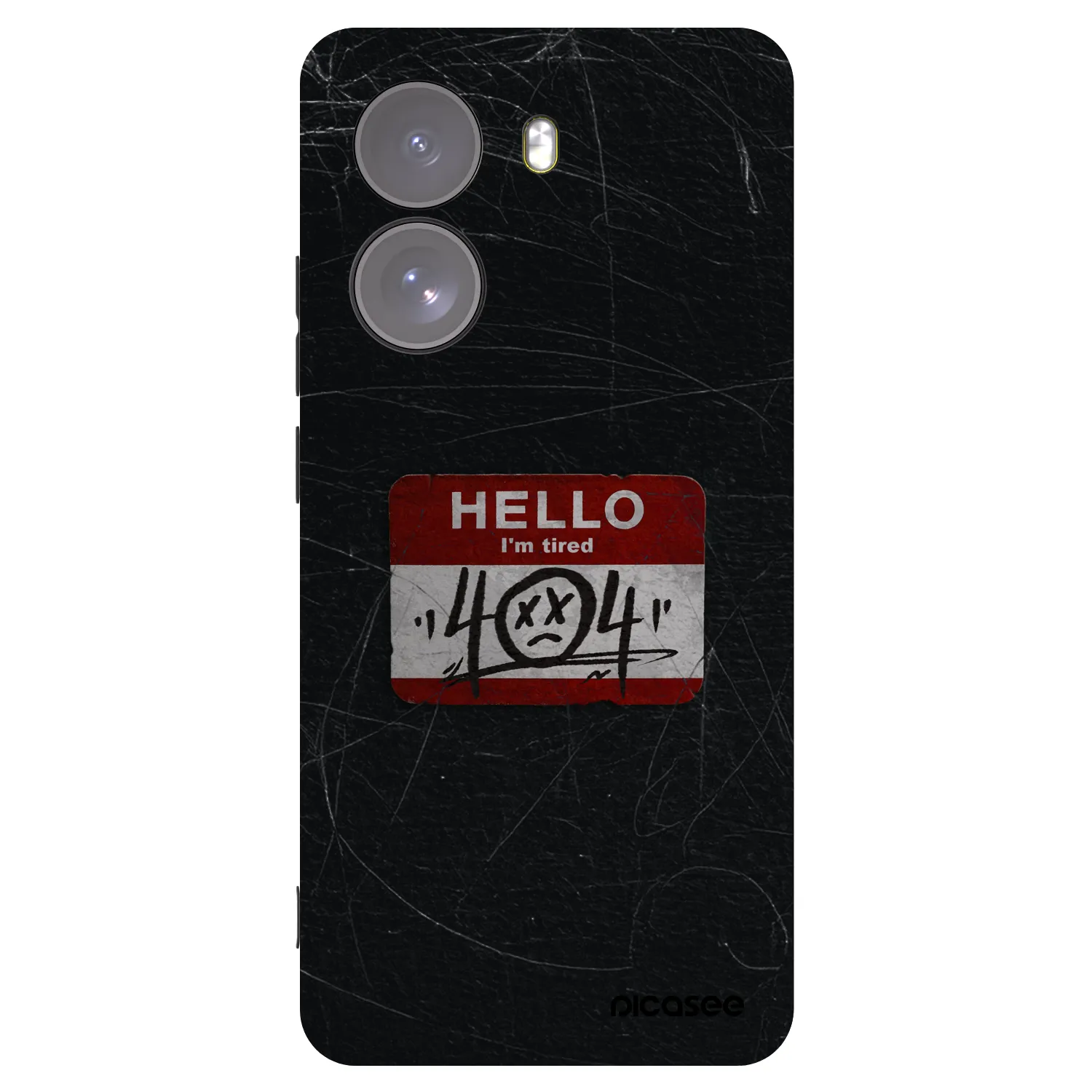 Picasee silikonový černý obal pro Xiaomi Poco X7 - HELLO 404
