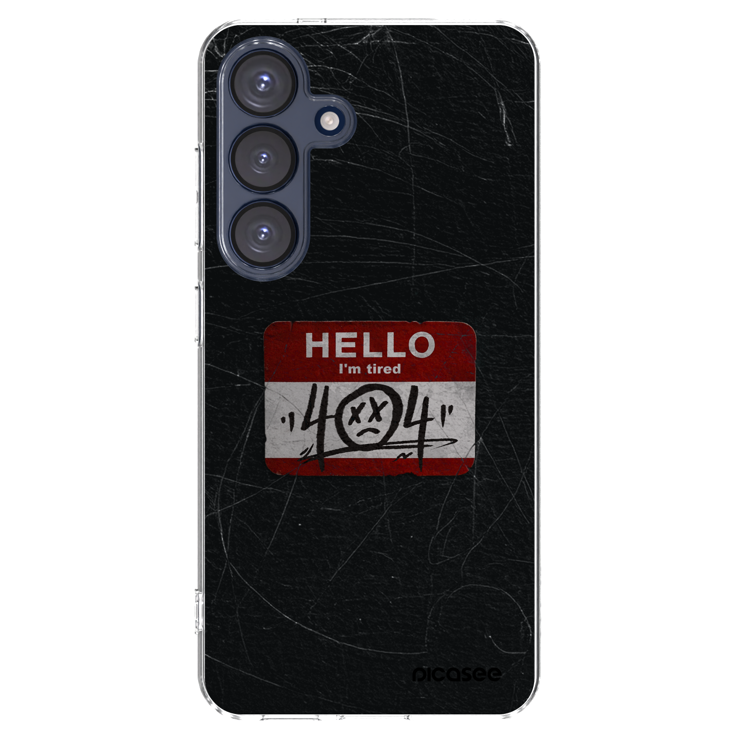 Picasee silikonový průhledný obal pro Samsung Galaxy S25 5G - HELLO 404
