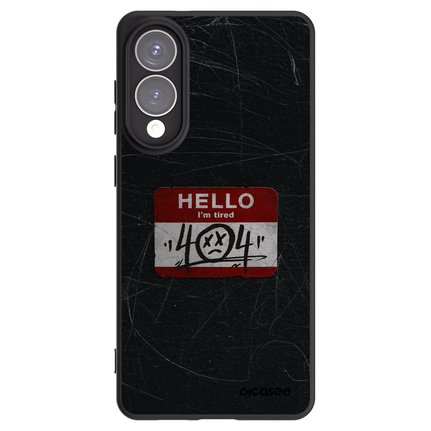 Picasee silikonový černý obal pro Samsung Galaxy S25 Edge 5G - HELLO 404