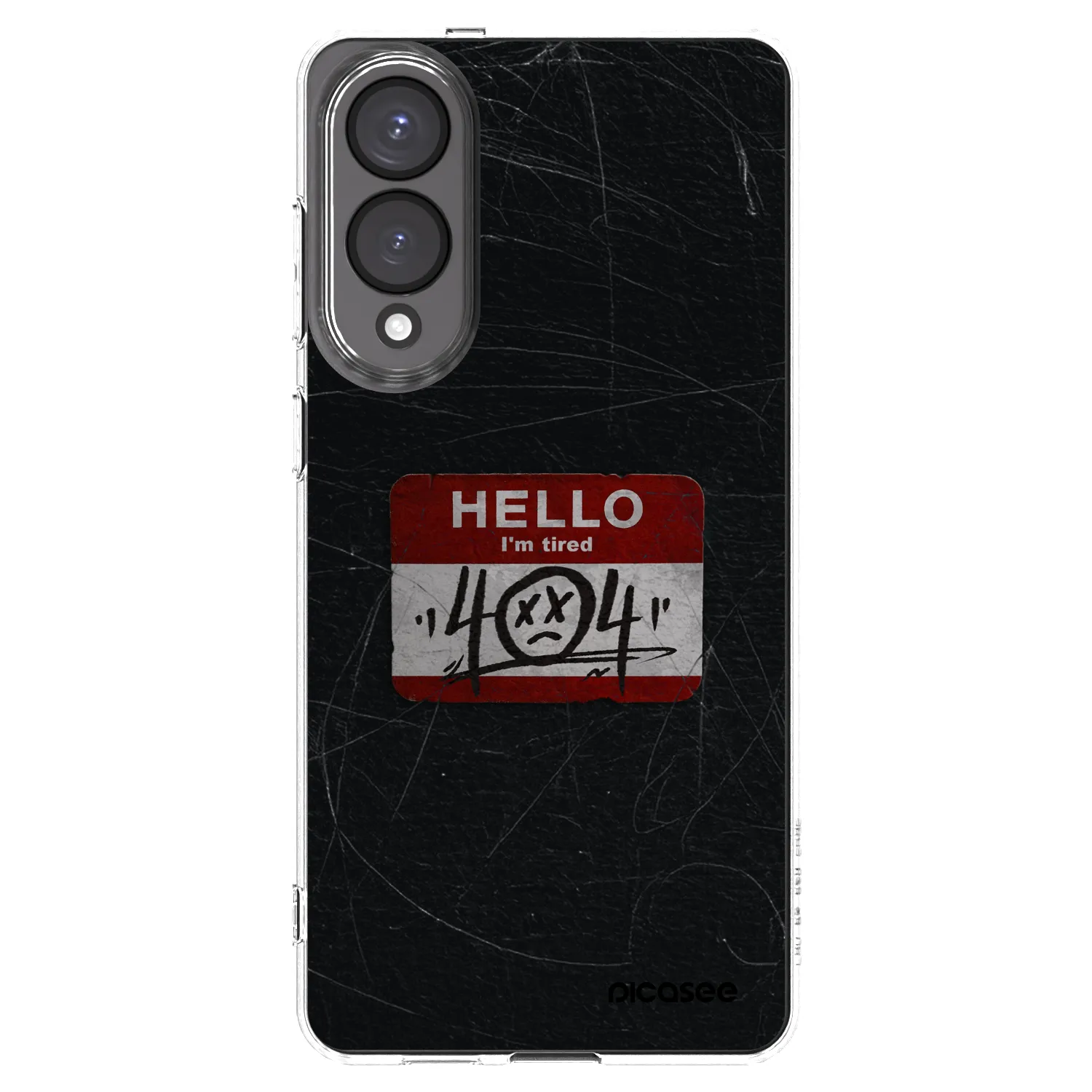 Picasee silikonový průhledný obal pro Samsung Galaxy S25 Edge 5G - HELLO 404