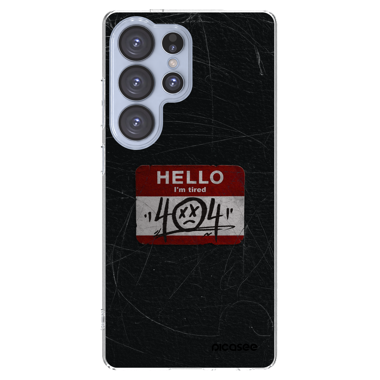 Picasee silikonový průhledný obal pro Samsung Galaxy S25 Ultra 5G - HELLO 404