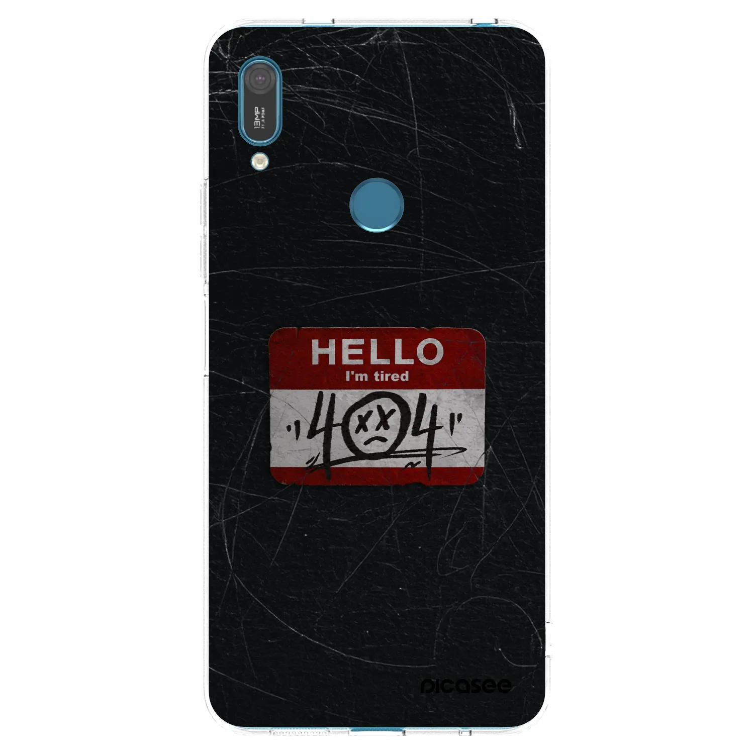 Picasee silikonový průhledný obal pro Huawei Y7 2019 - HELLO 404