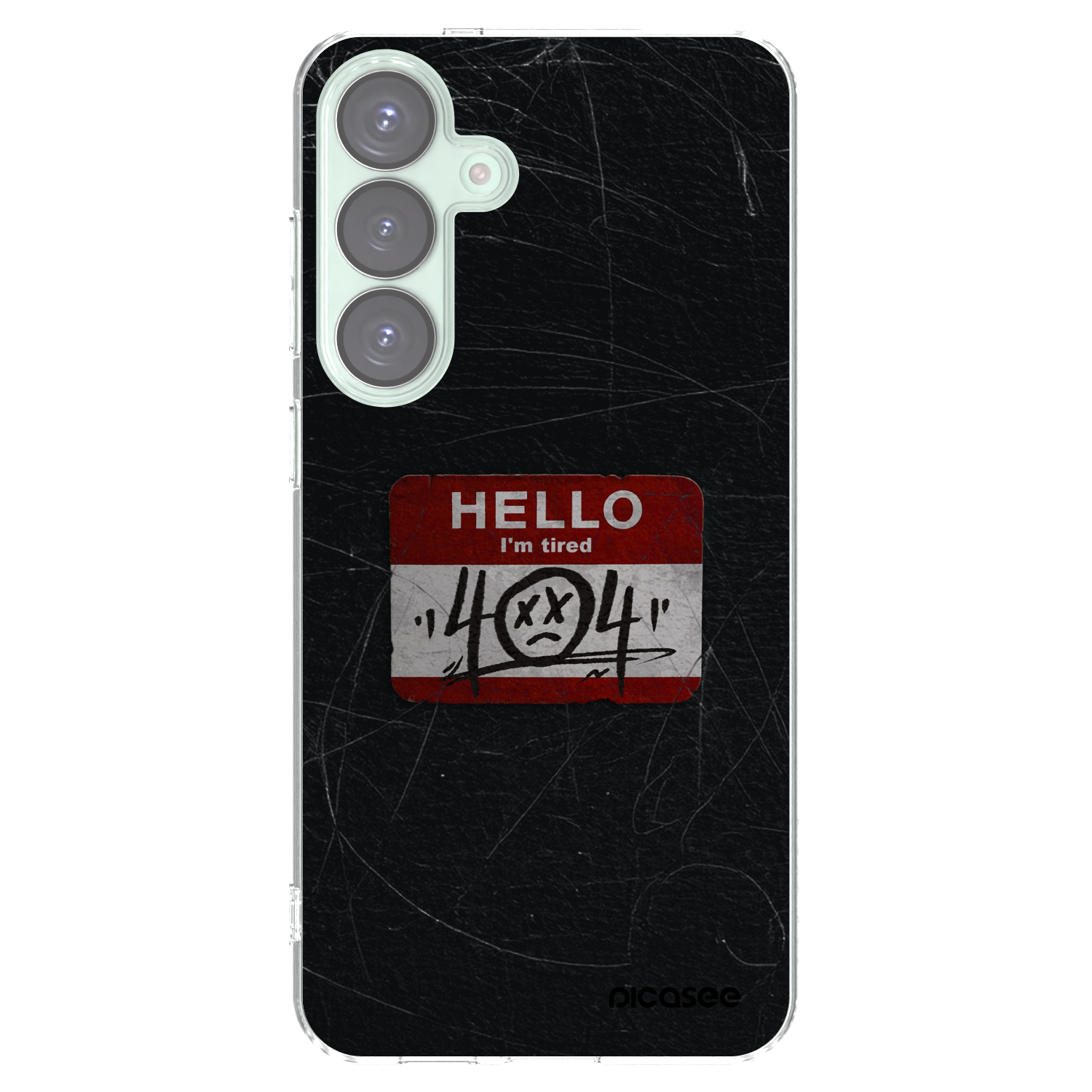 Picasee silikonový průhledný obal pro Samsung Galaxy S25+ 5G - HELLO 404