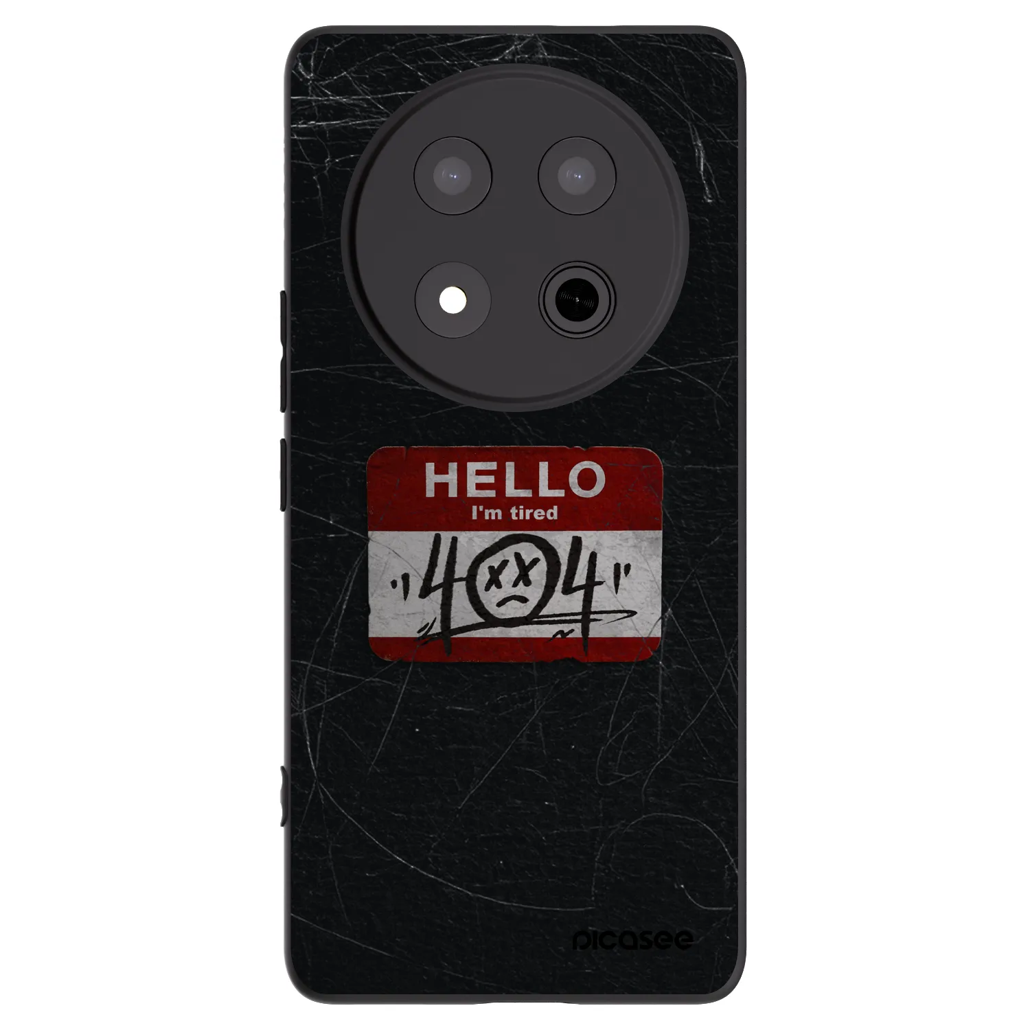 Picasee silikonový černý obal pro Honor Magic7 Lite 5G - HELLO 404