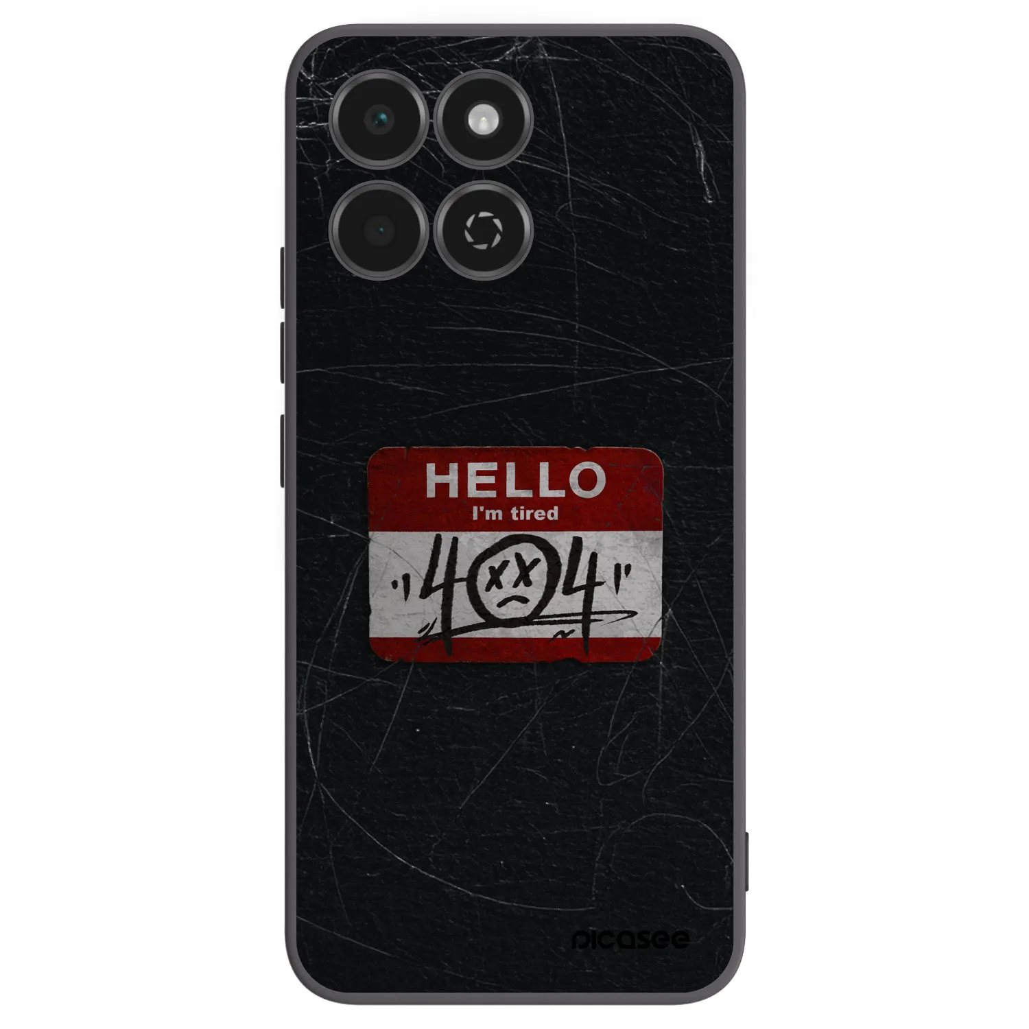 Picasee silikonový černý obal pro Honor 200 Smart 5G - HELLO 404