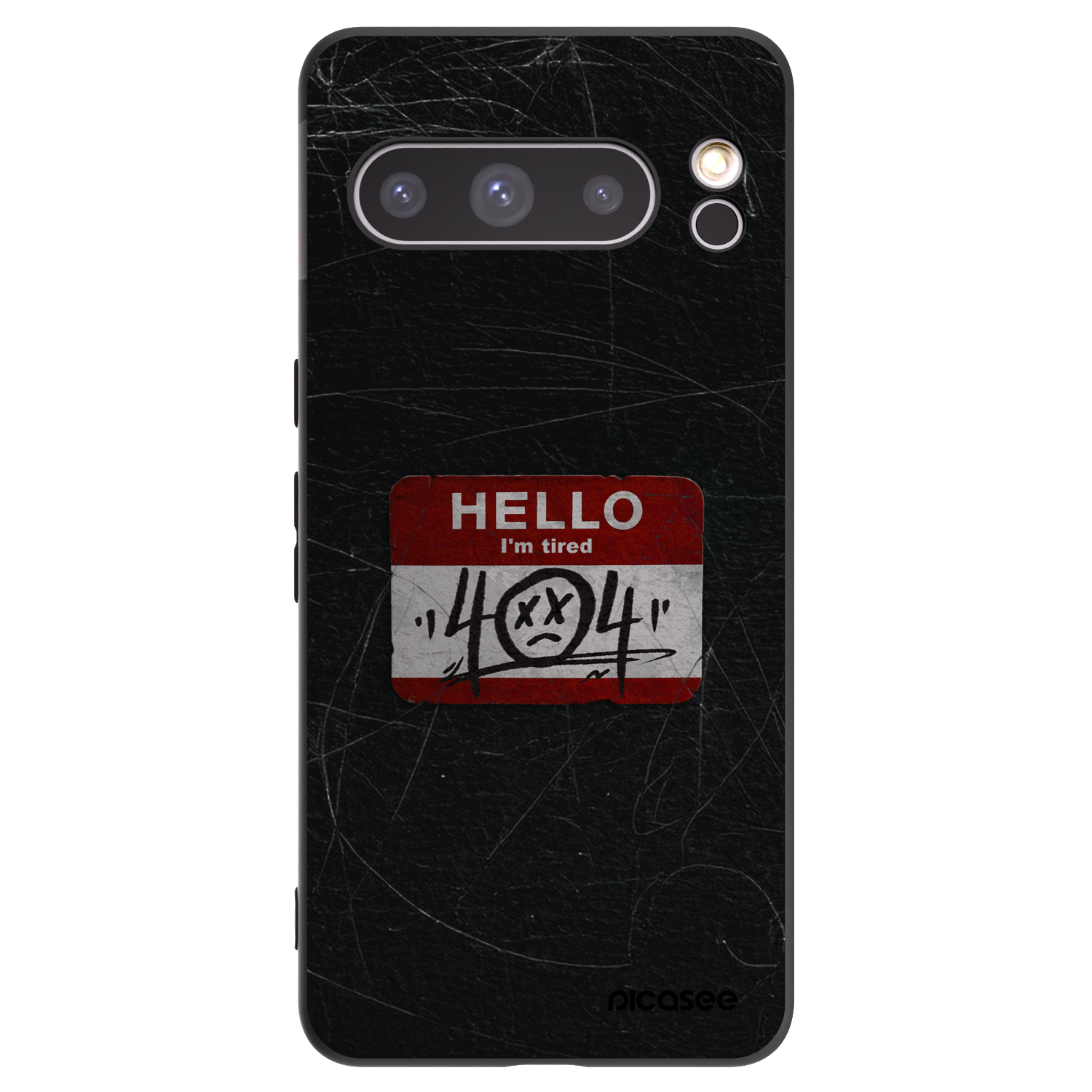Picasee silikonový černý obal pro Google Pixel 8 Pro - HELLO 404