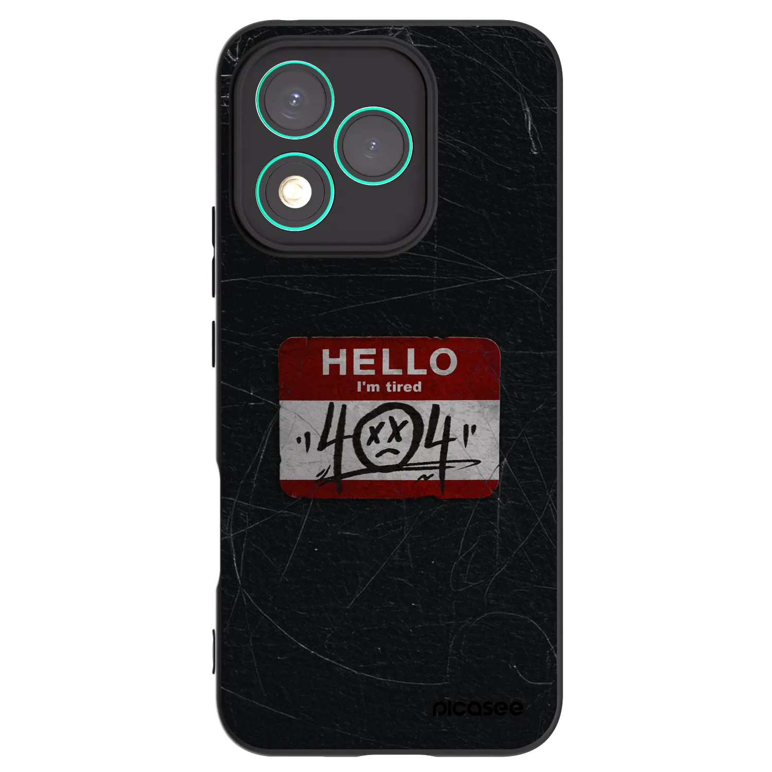 Picasee silikonový černý obal pro Honor 400 Lite 5G - HELLO 404