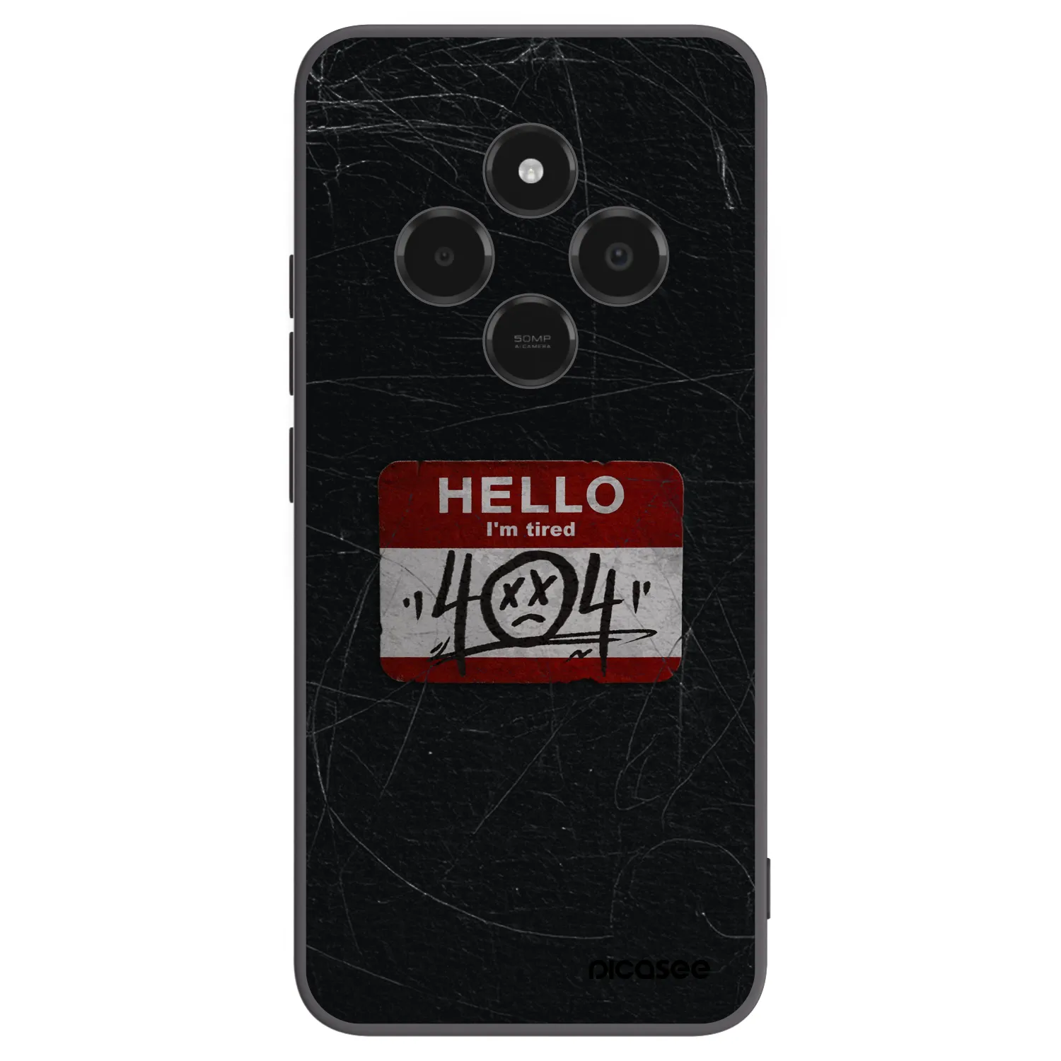 Picasee silikonový černý obal pro Xiaomi Poco C75 - HELLO 404