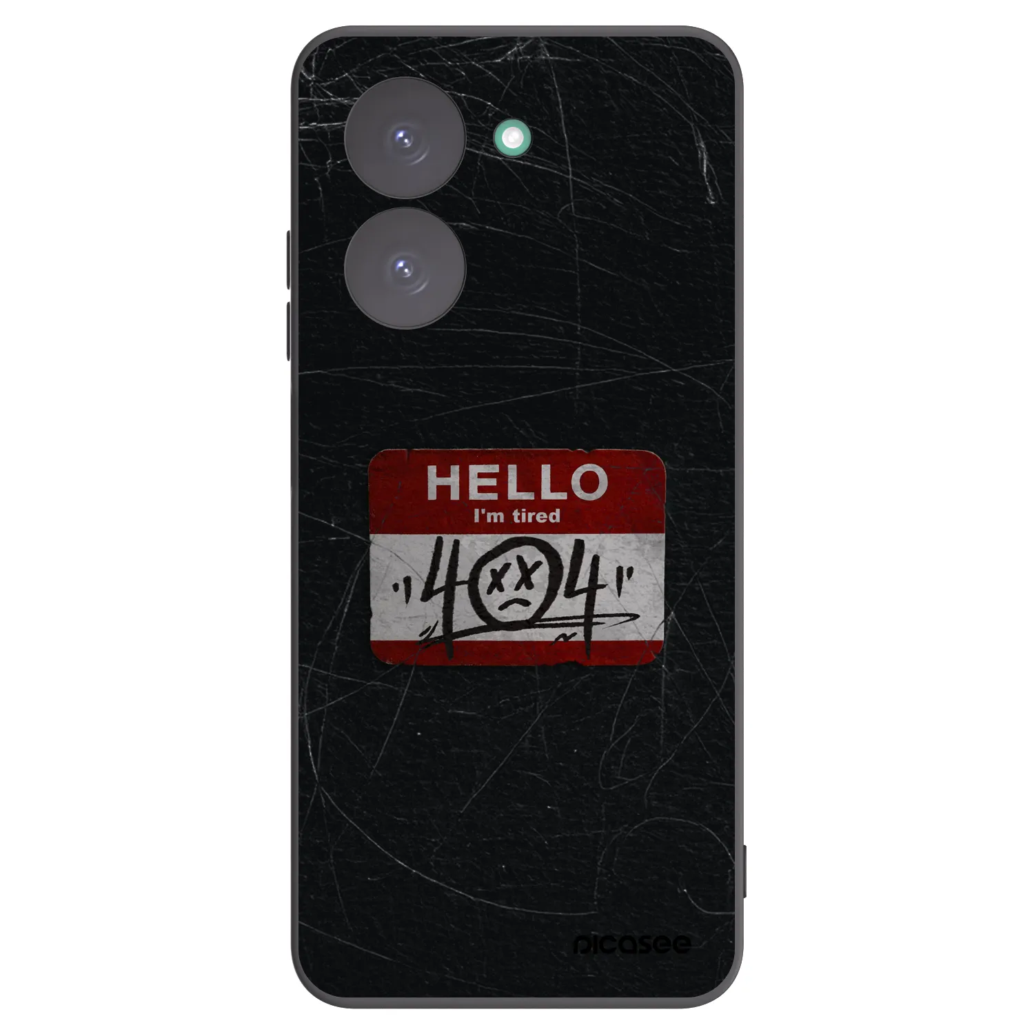 Picasee silikonový černý obal pro Xiaomi Redmi A5 - HELLO 404